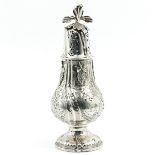 A Silver Sugar Castor