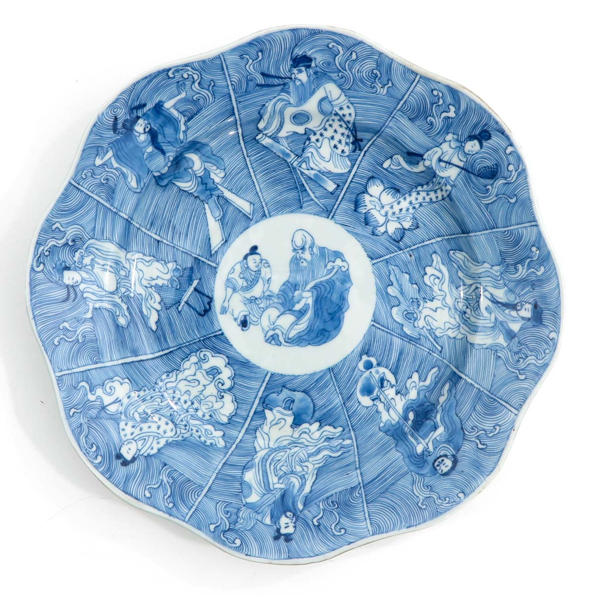 A Pair of Blue and White Plates - Image 3 of 9