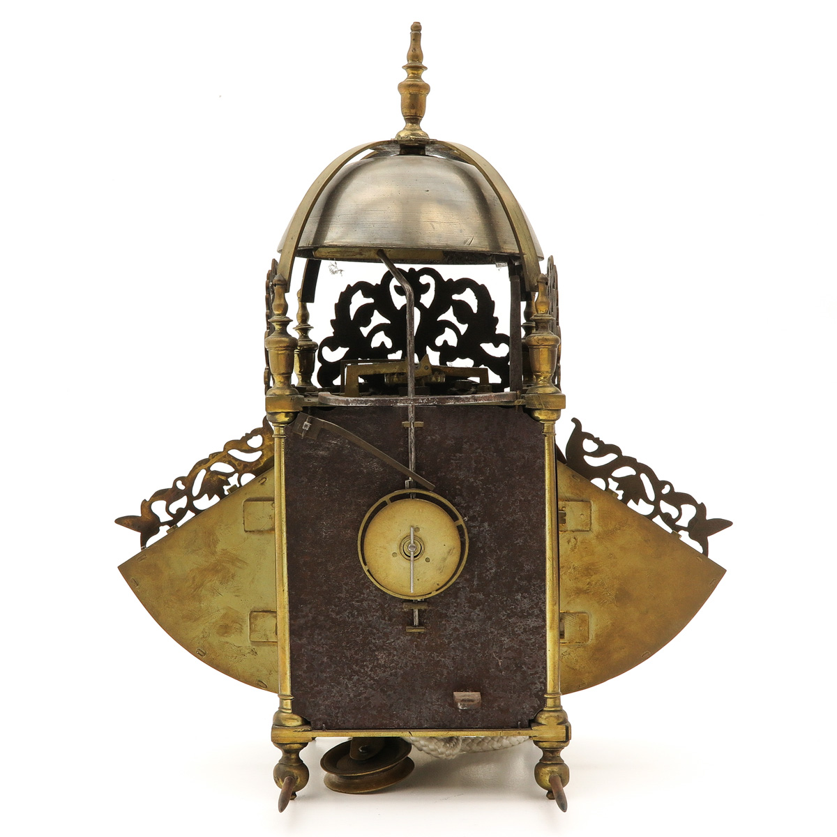 English wing lantern clock - Image 3 of 6