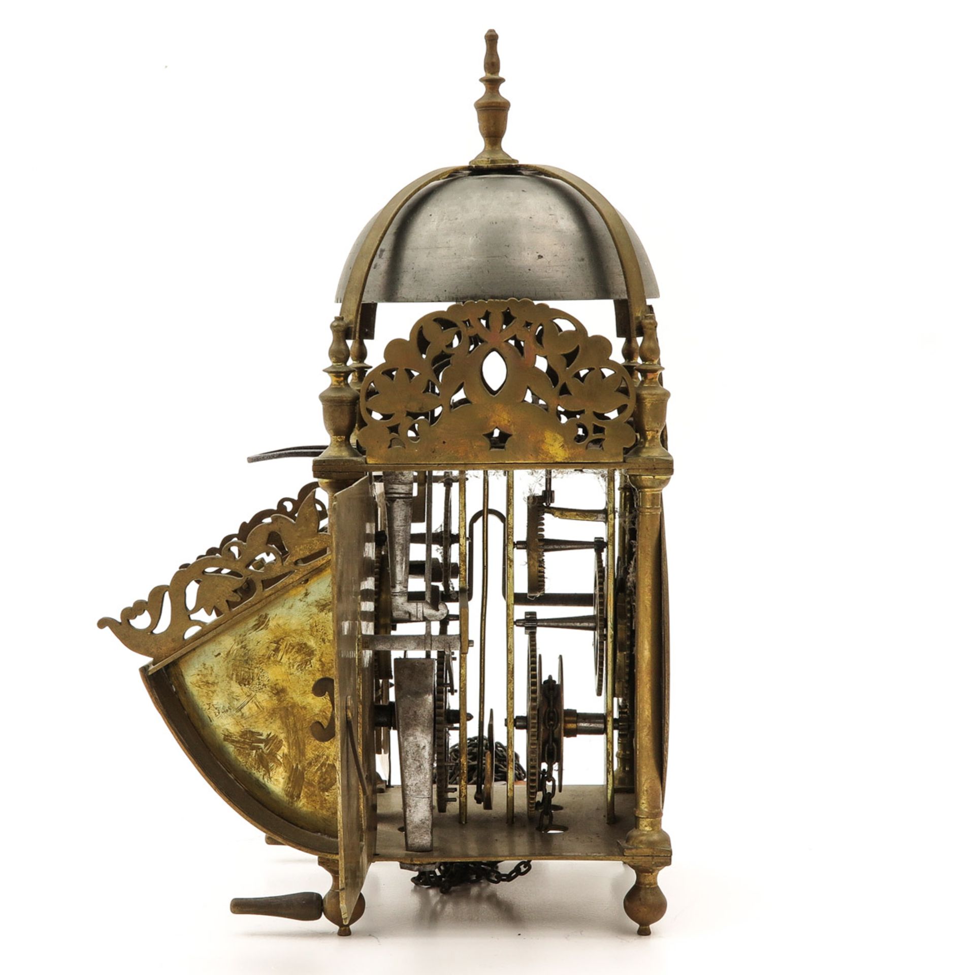 An English Wing Lantern Clock - Image 4 of 6