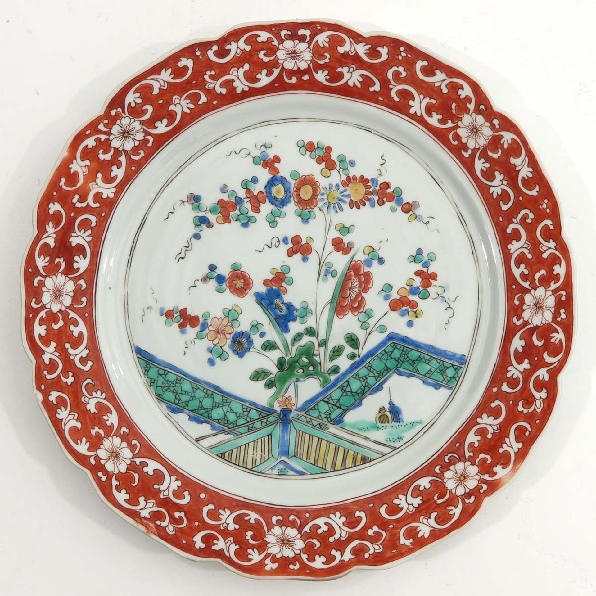 A Polychrome Decor Dish