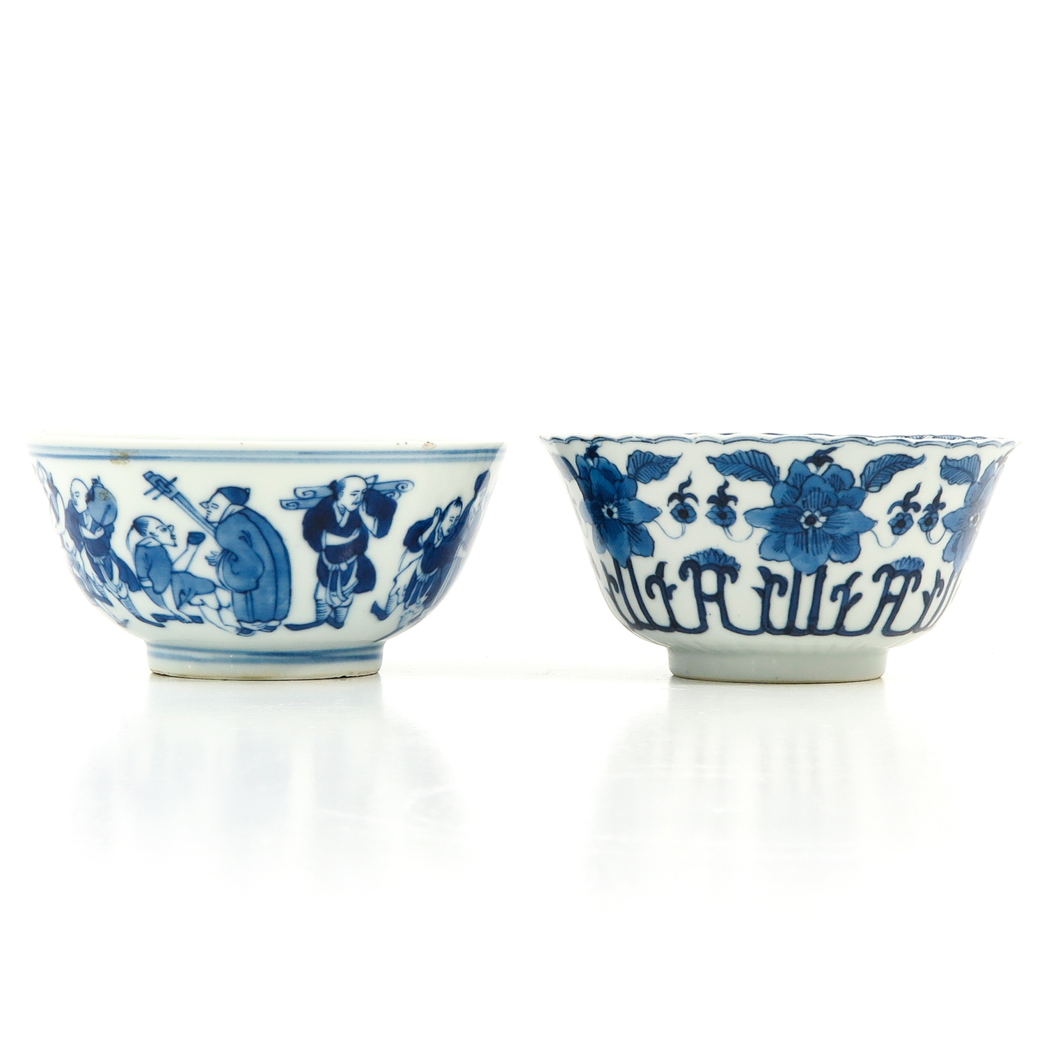 A Lot of 2 Blue and White Bowls - Image 3 of 10