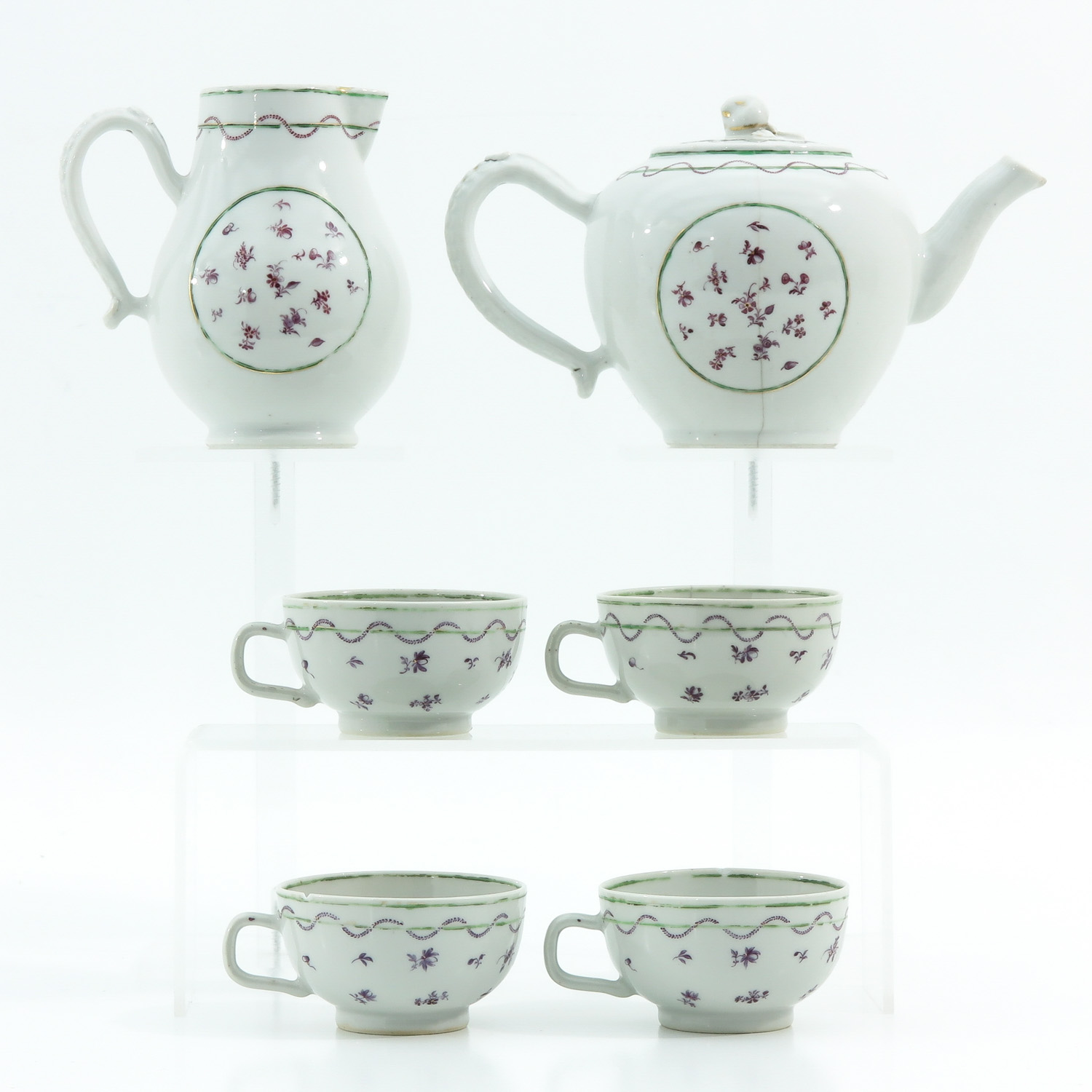 A 10 Piece Tea Service - Image 3 of 10