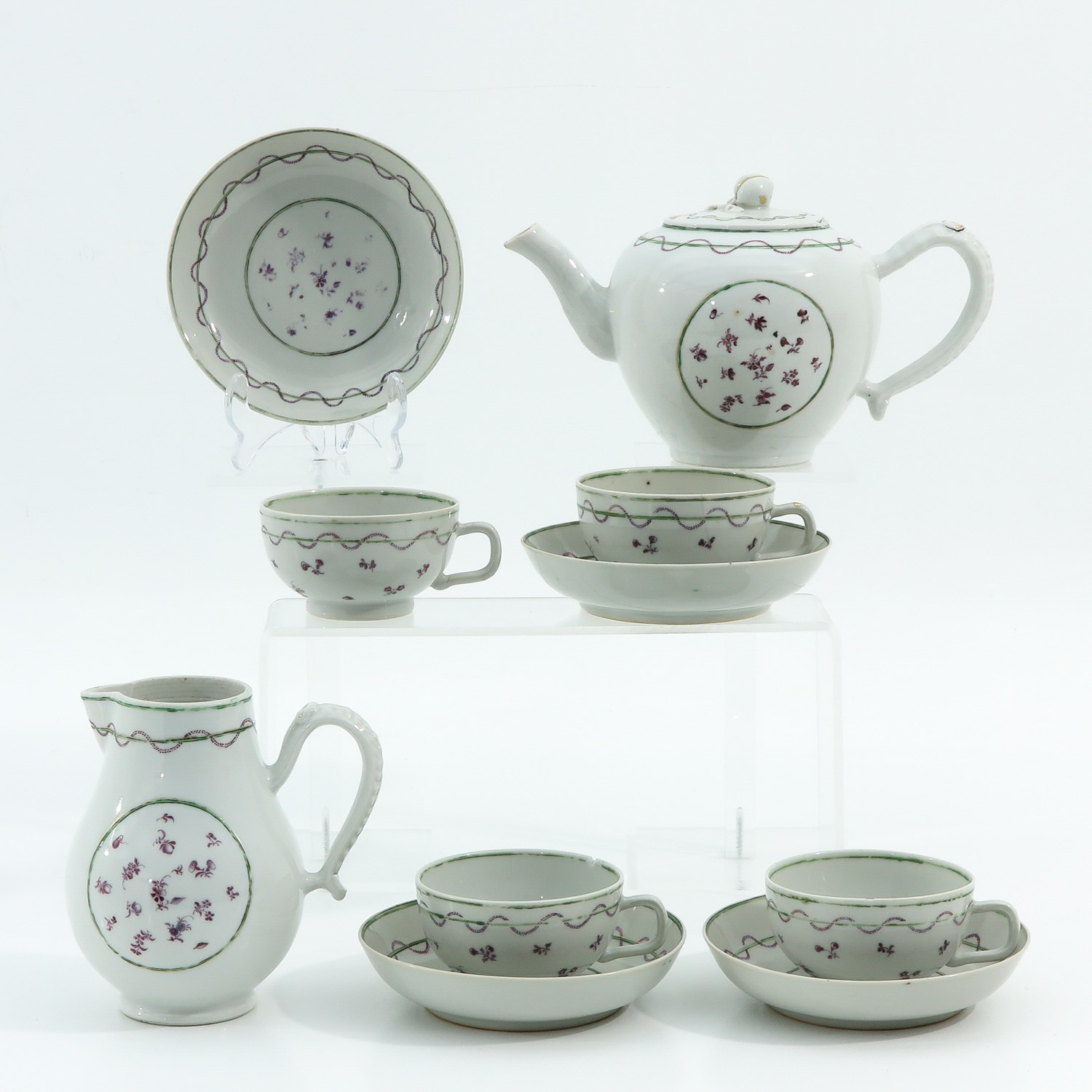 A 10 Piece Tea Service