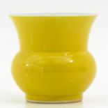 A Yellow Glazed Vase