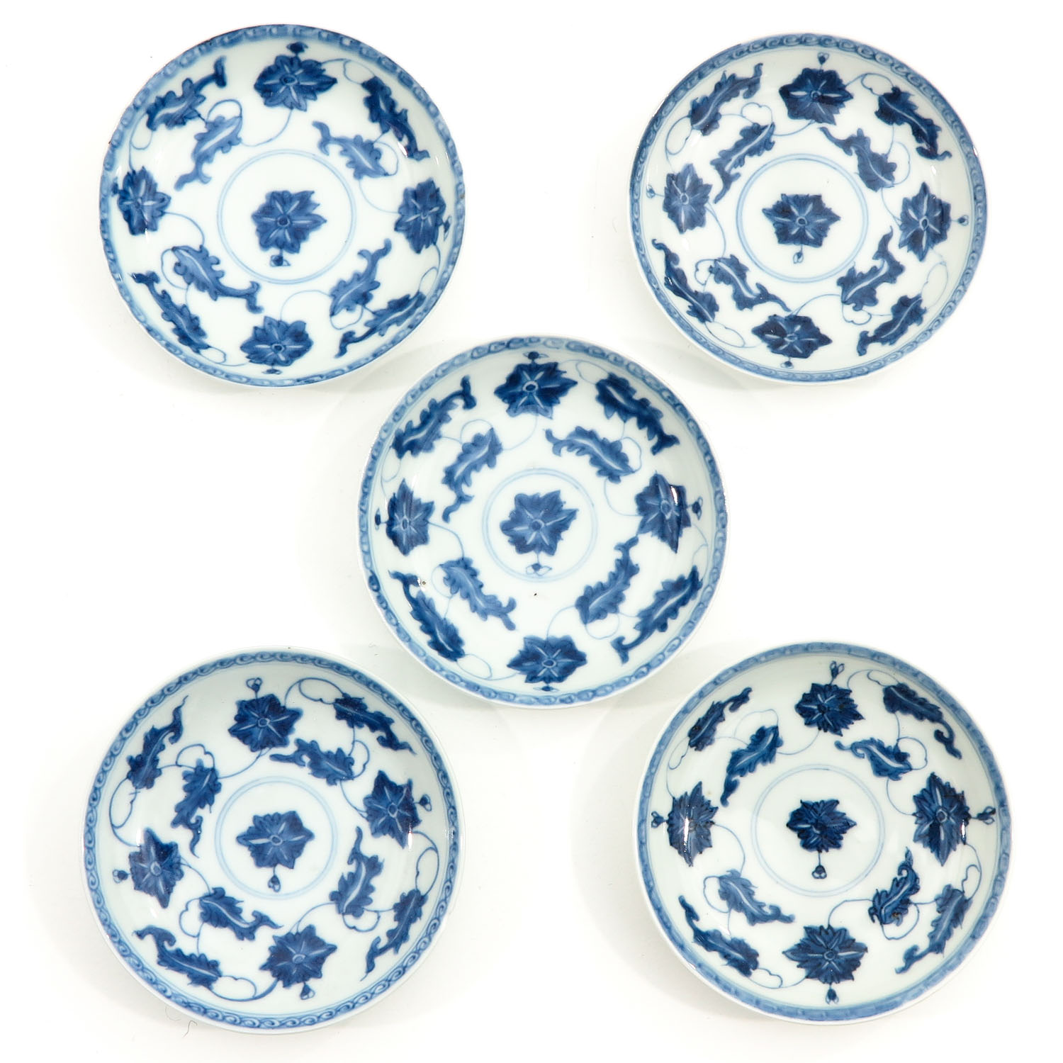 A Set of 5 Cups and Saucers - Image 6 of 9