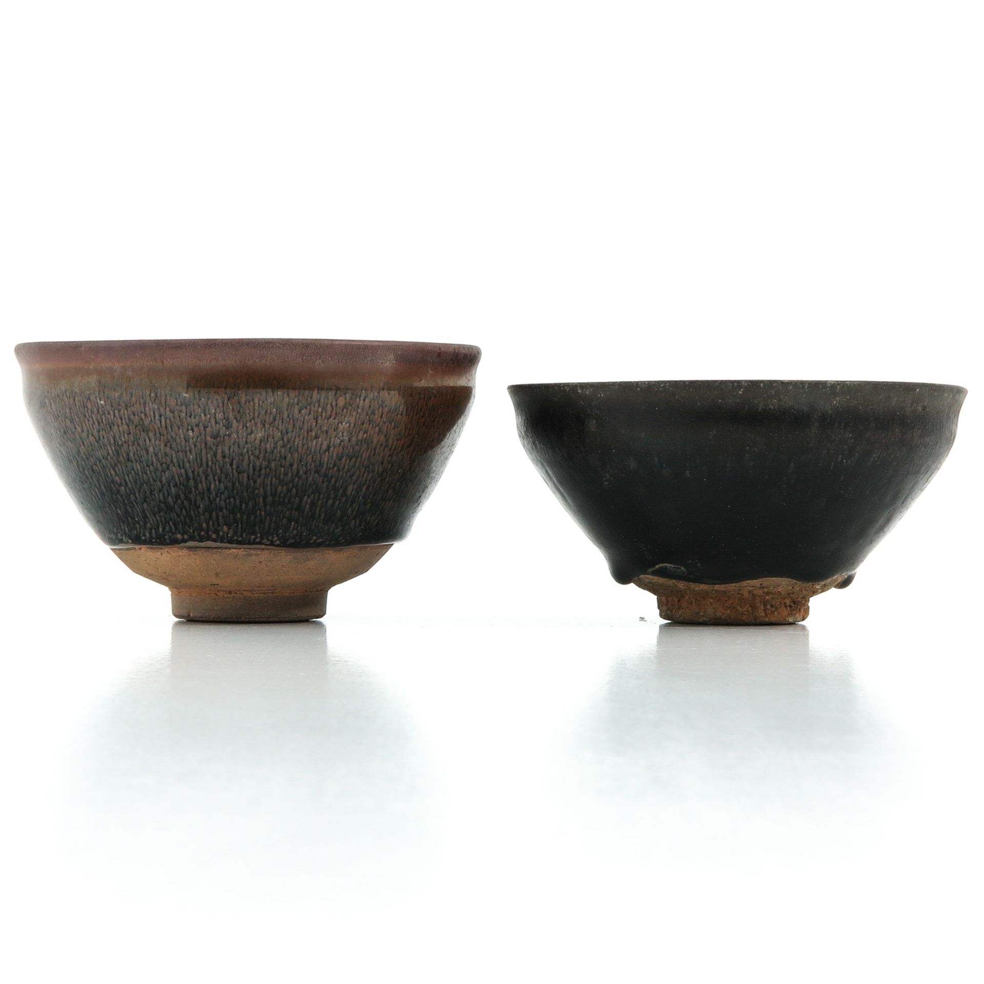 A Pair of HareÕs Fur Tea Bowl - Image 4 of 10