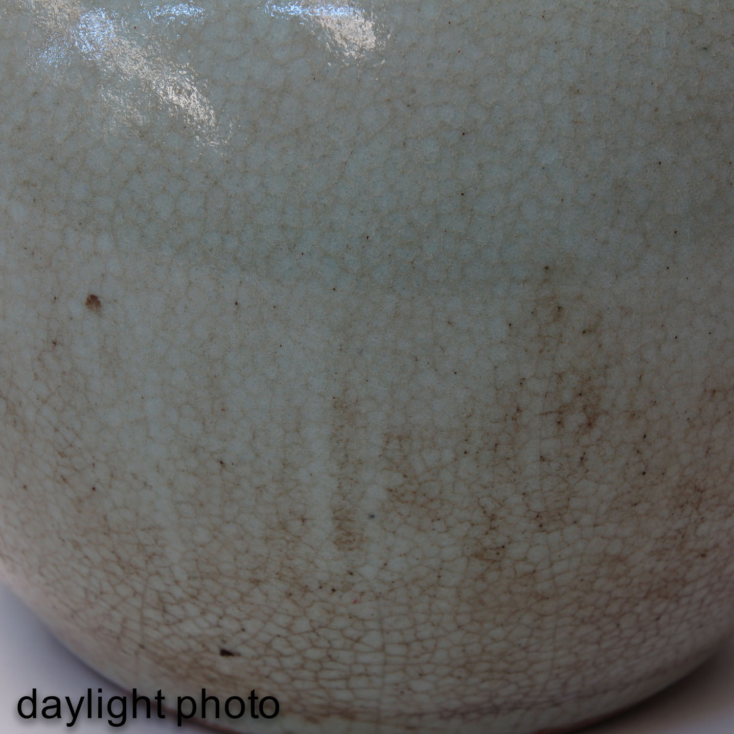 A Celadon Bottle Vase - Image 9 of 10