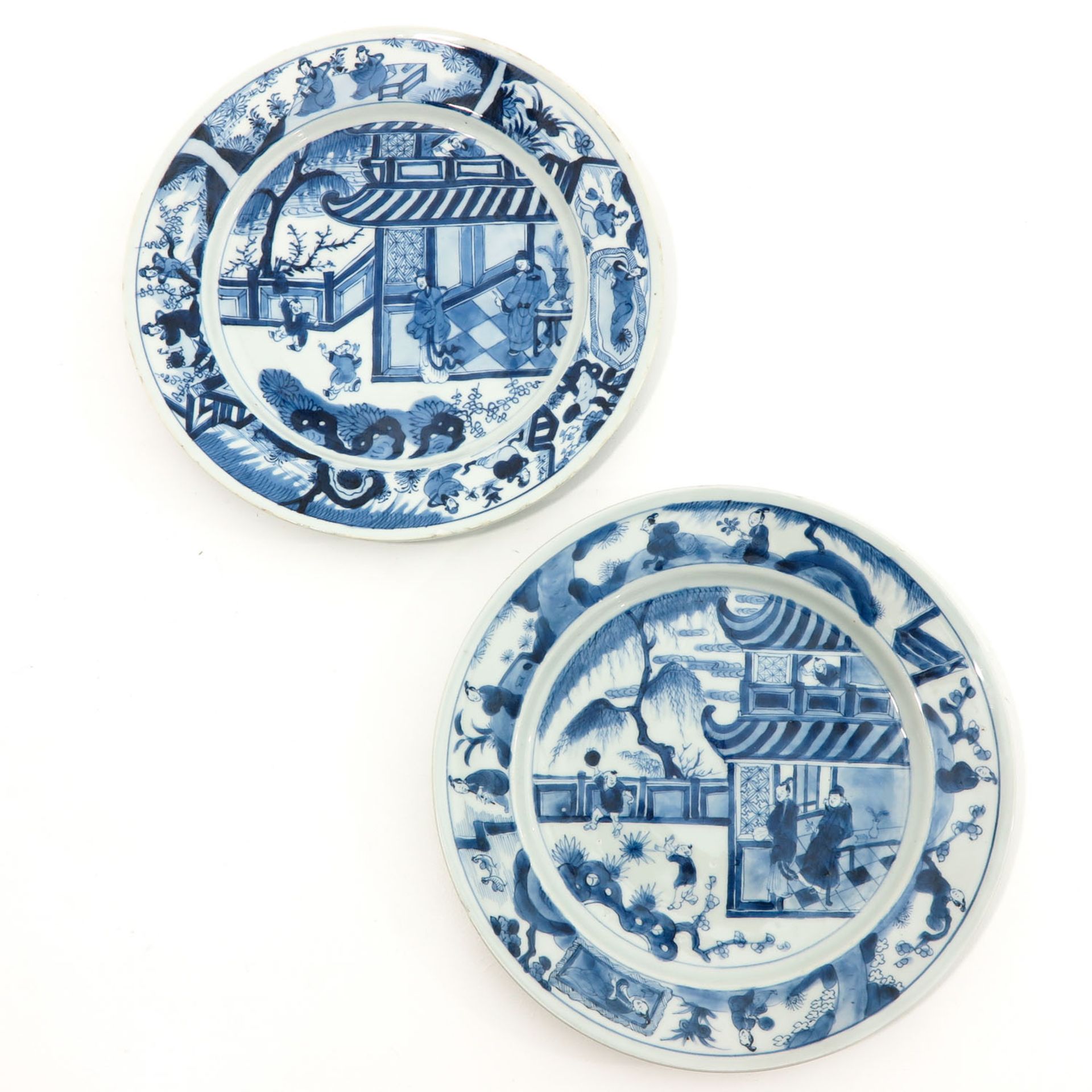 A Series of 6 Blue and White Plates - Image 3 of 10