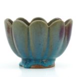 A Purple and Blue Glaze Bowl