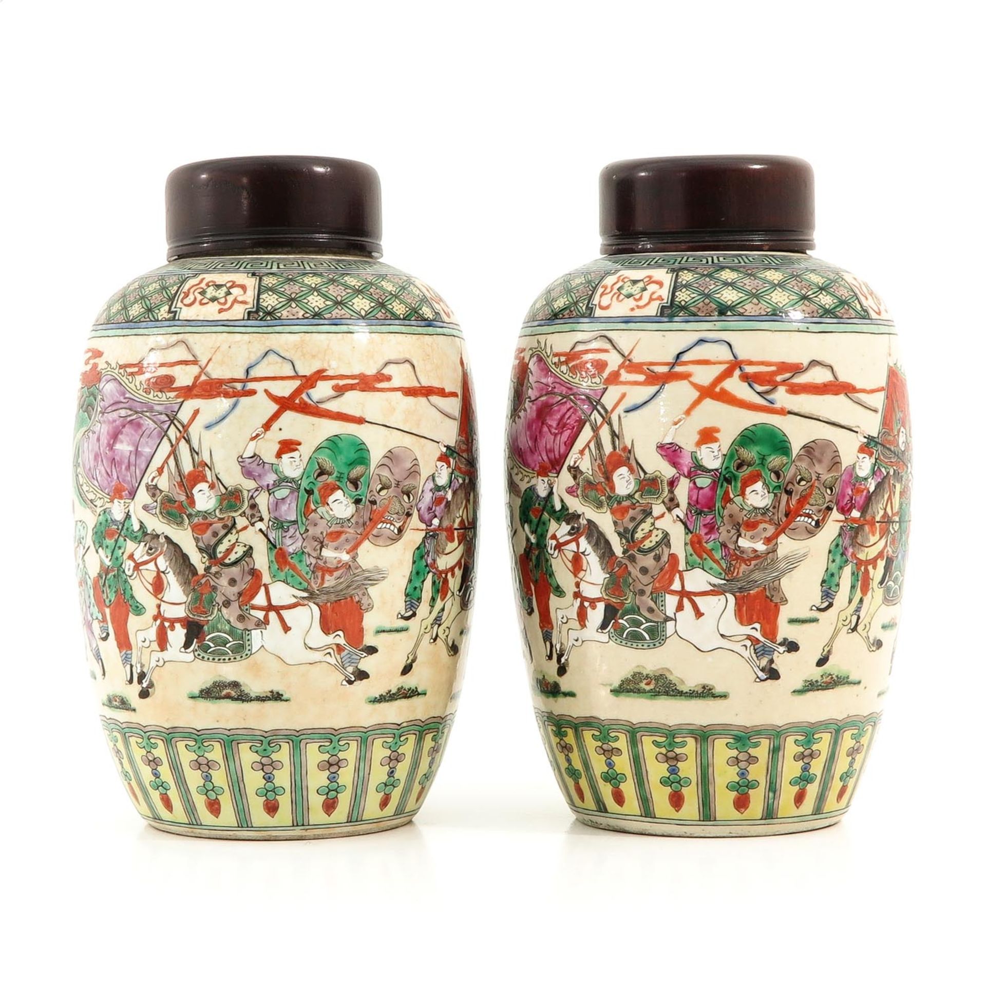 A Pair of Nanking Ginger Jars - Bild 4 aus 10