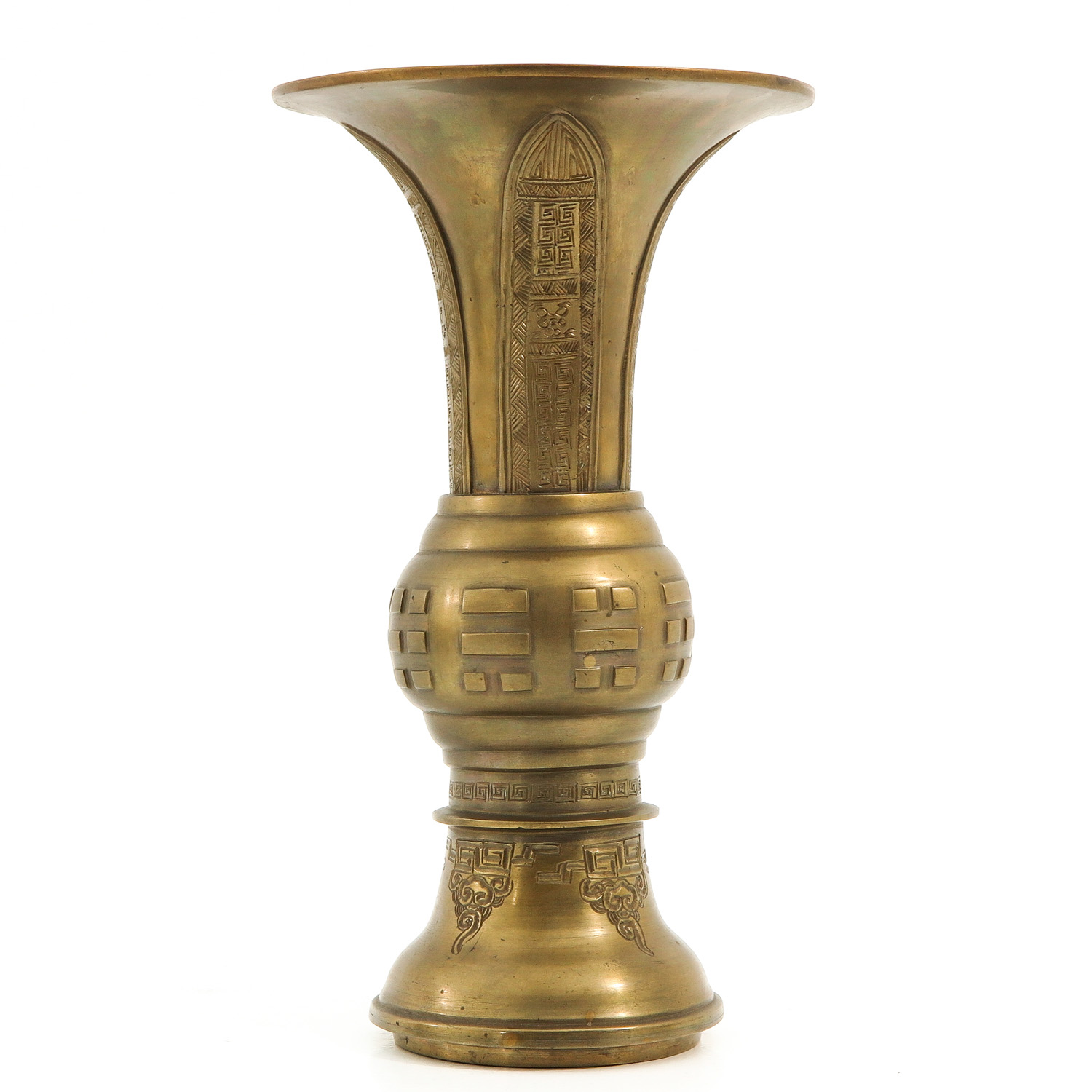 A Bronze Altar Vase - Image 3 of 9