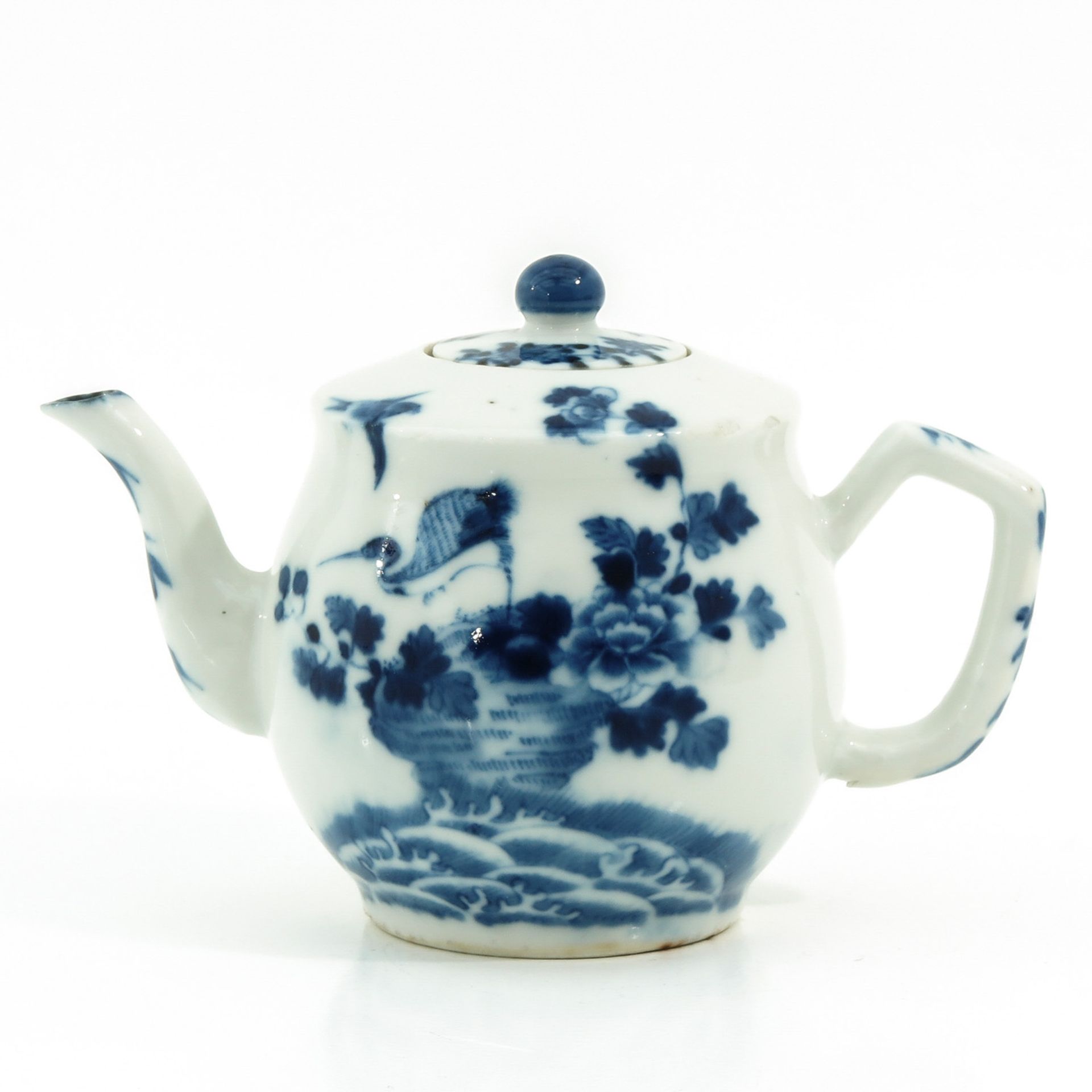 A Blue and White Teapot