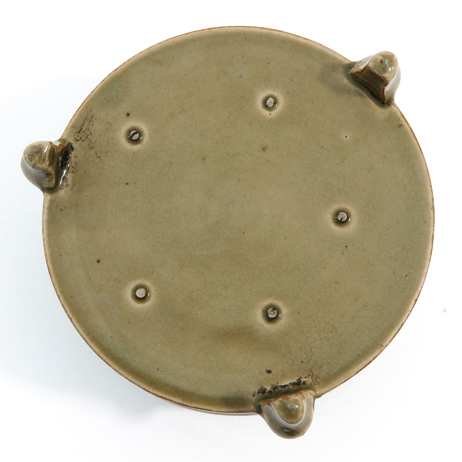 A Celadon Tripod Censer - Image 6 of 9