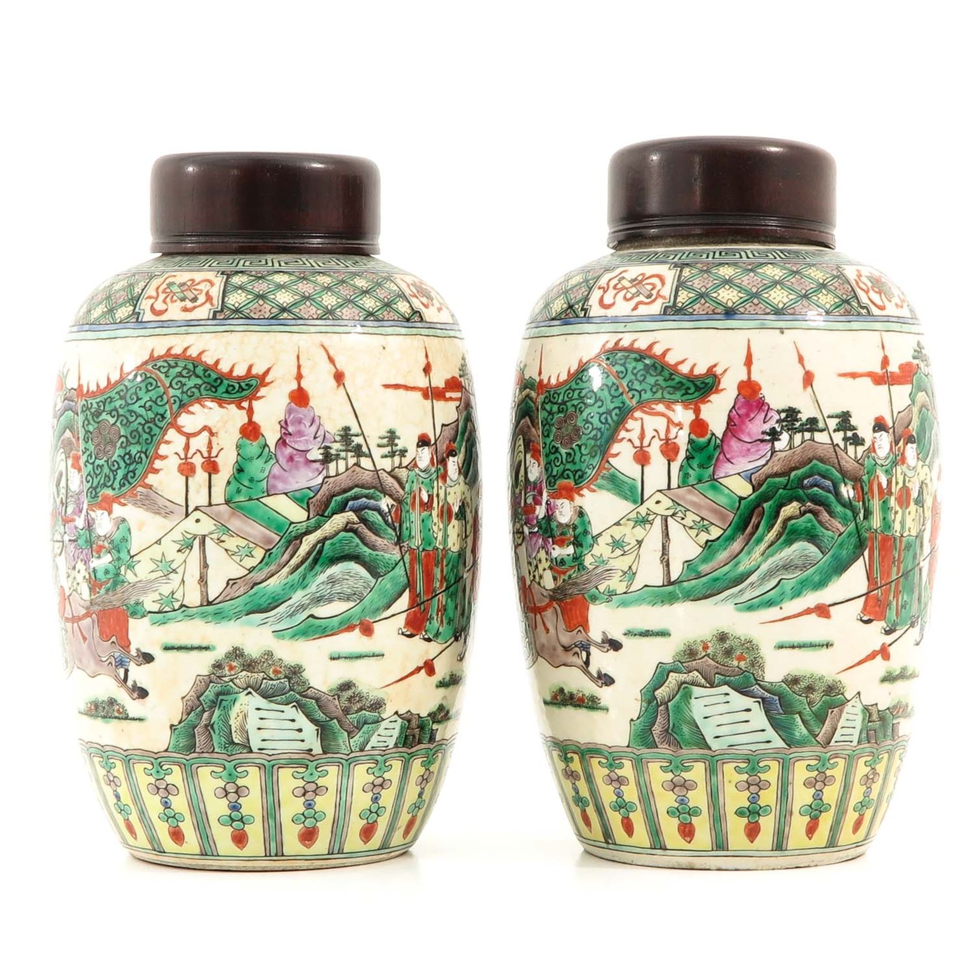A Pair of Nanking Ginger Jars - Bild 2 aus 10