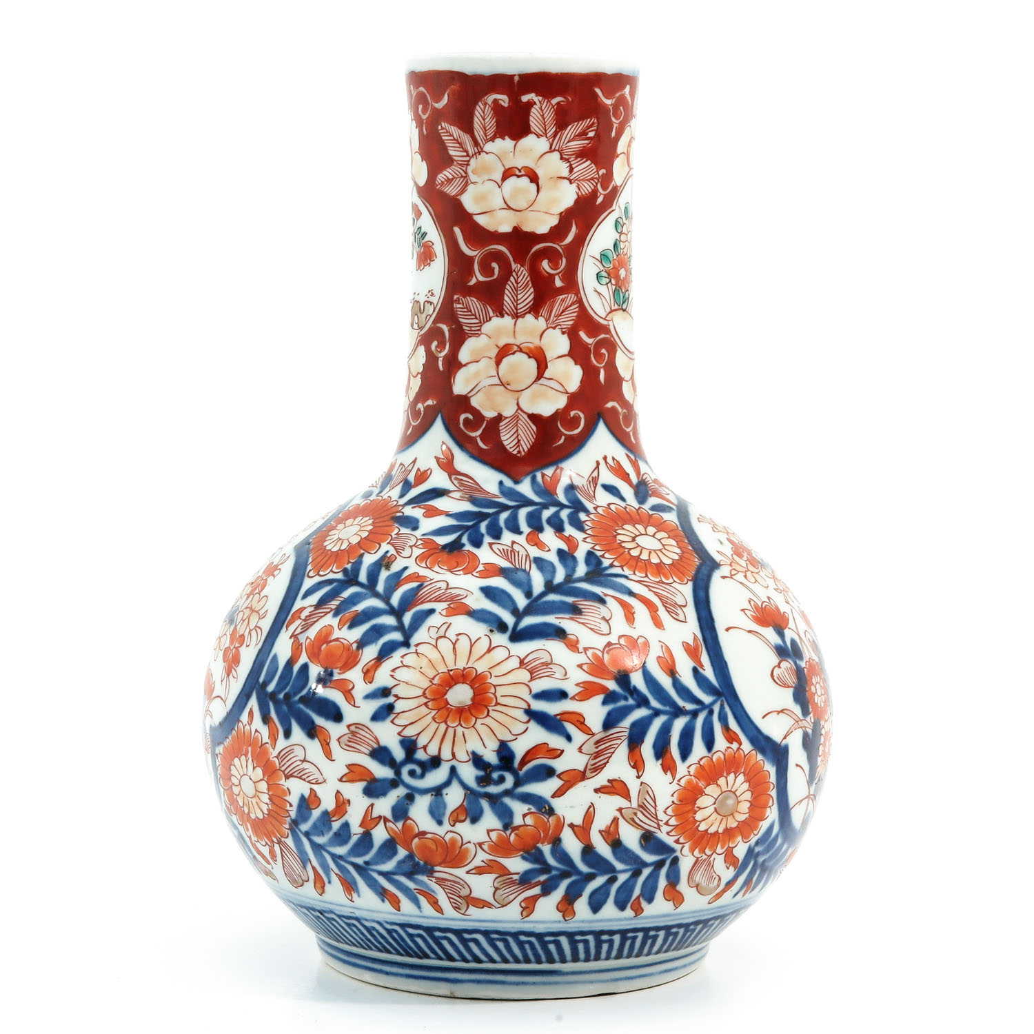 An Imari Bottle Vase - Image 2 of 9