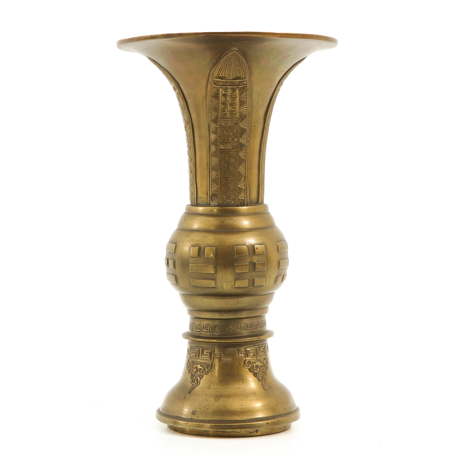 A Bronze Altar Vase - Image 2 of 9