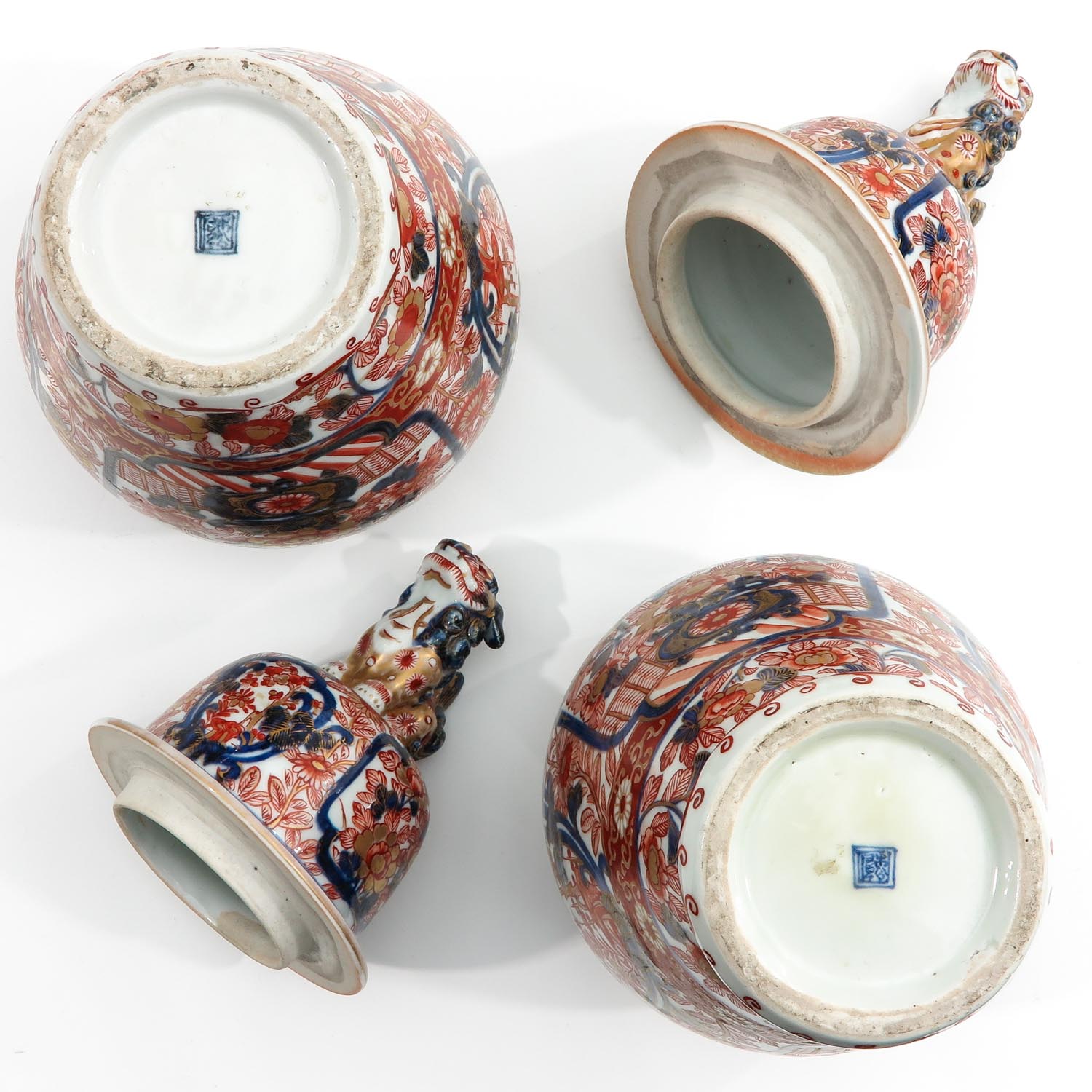 A Pair of Imari Vases and Covers - Image 6 of 10