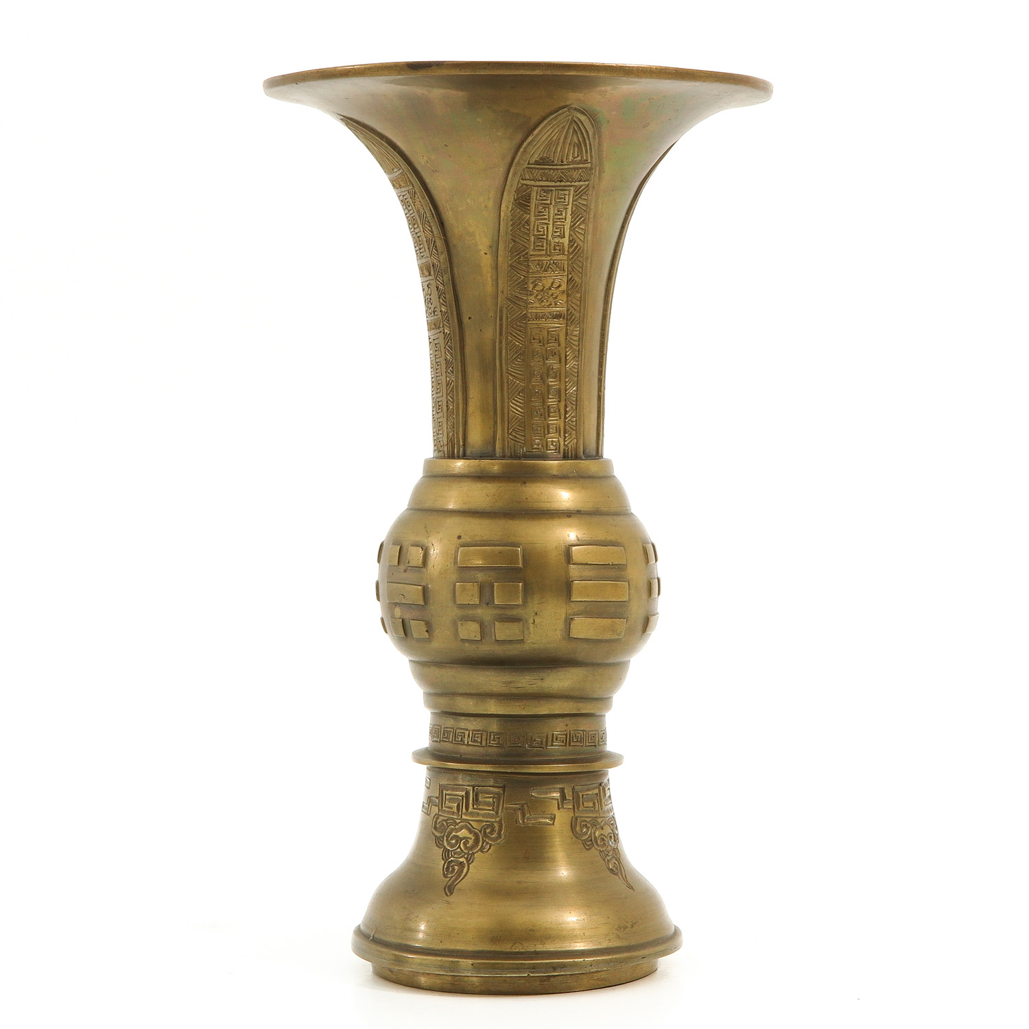 A Bronze Altar Vase - Image 4 of 9