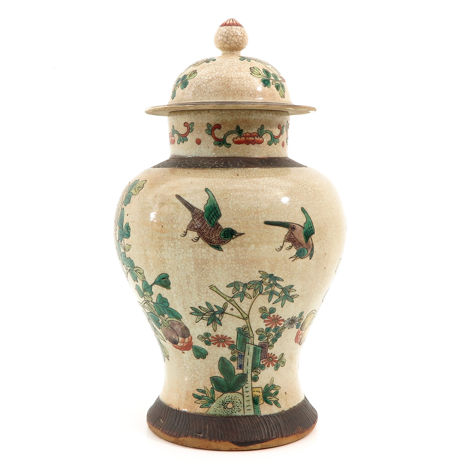 A Nanking Jar with Cover - Image 3 of 10