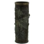 A Bronze Cylinder Vase