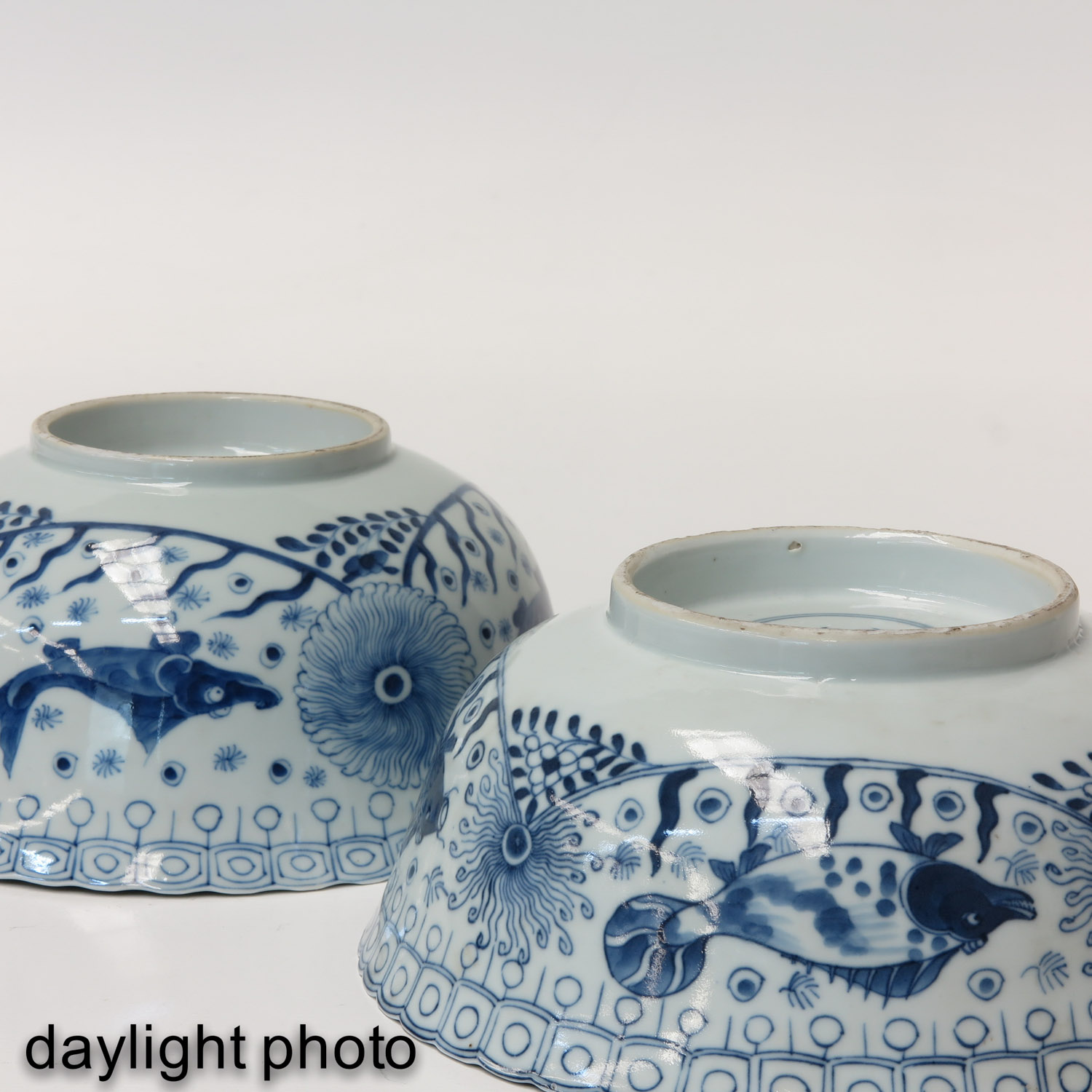2 Blue and White Bowls - Image 8 of 9