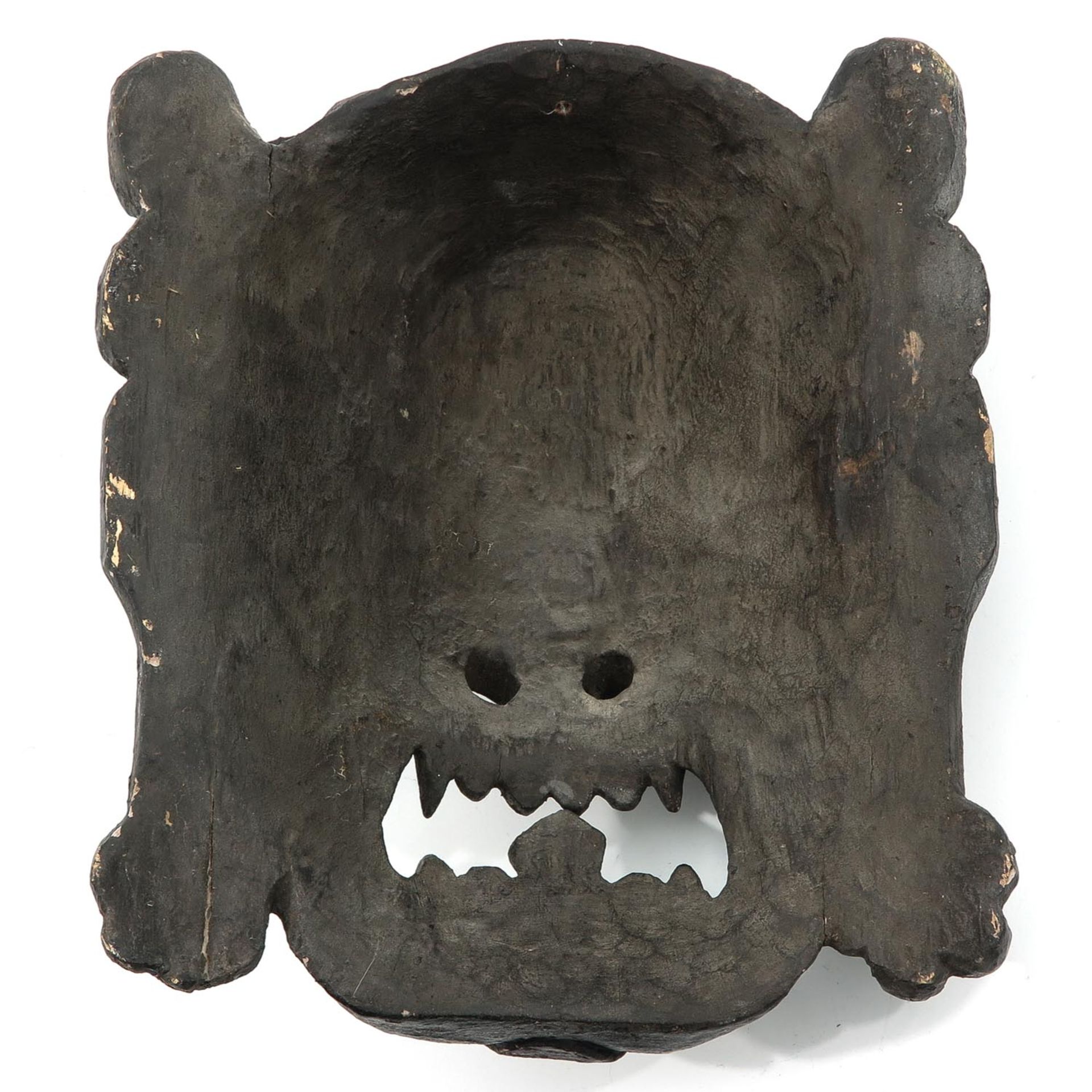 A Carved Wood Mask - Bild 2 aus 7