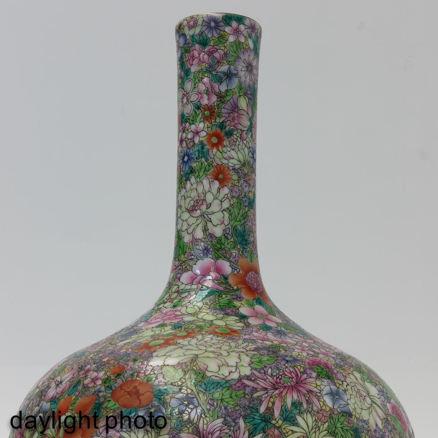 A Mille Fleur Decor Bottle Vase - Image 10 of 10