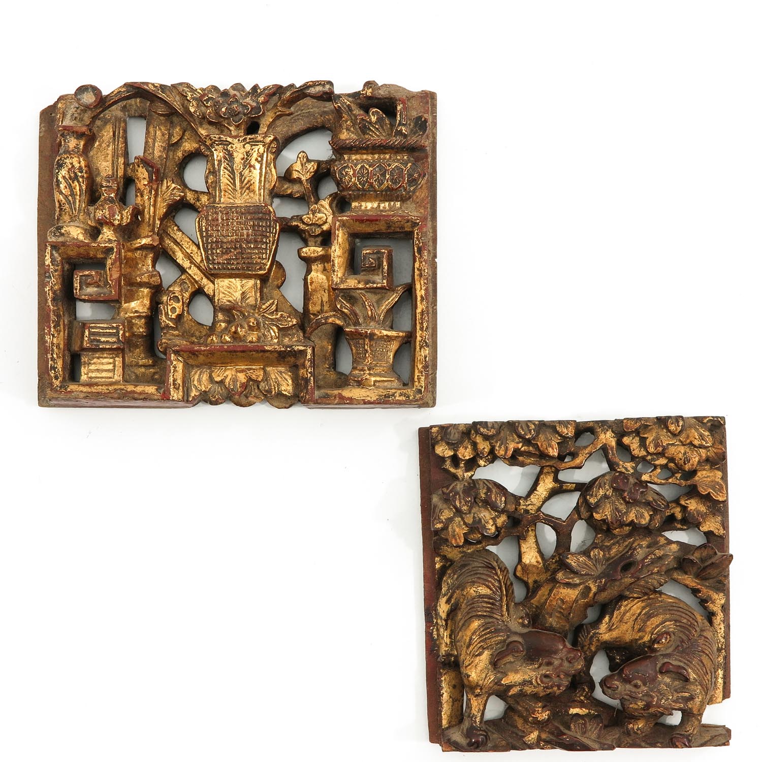 A Collection of Carved Wood Plaques - Image 7 of 10