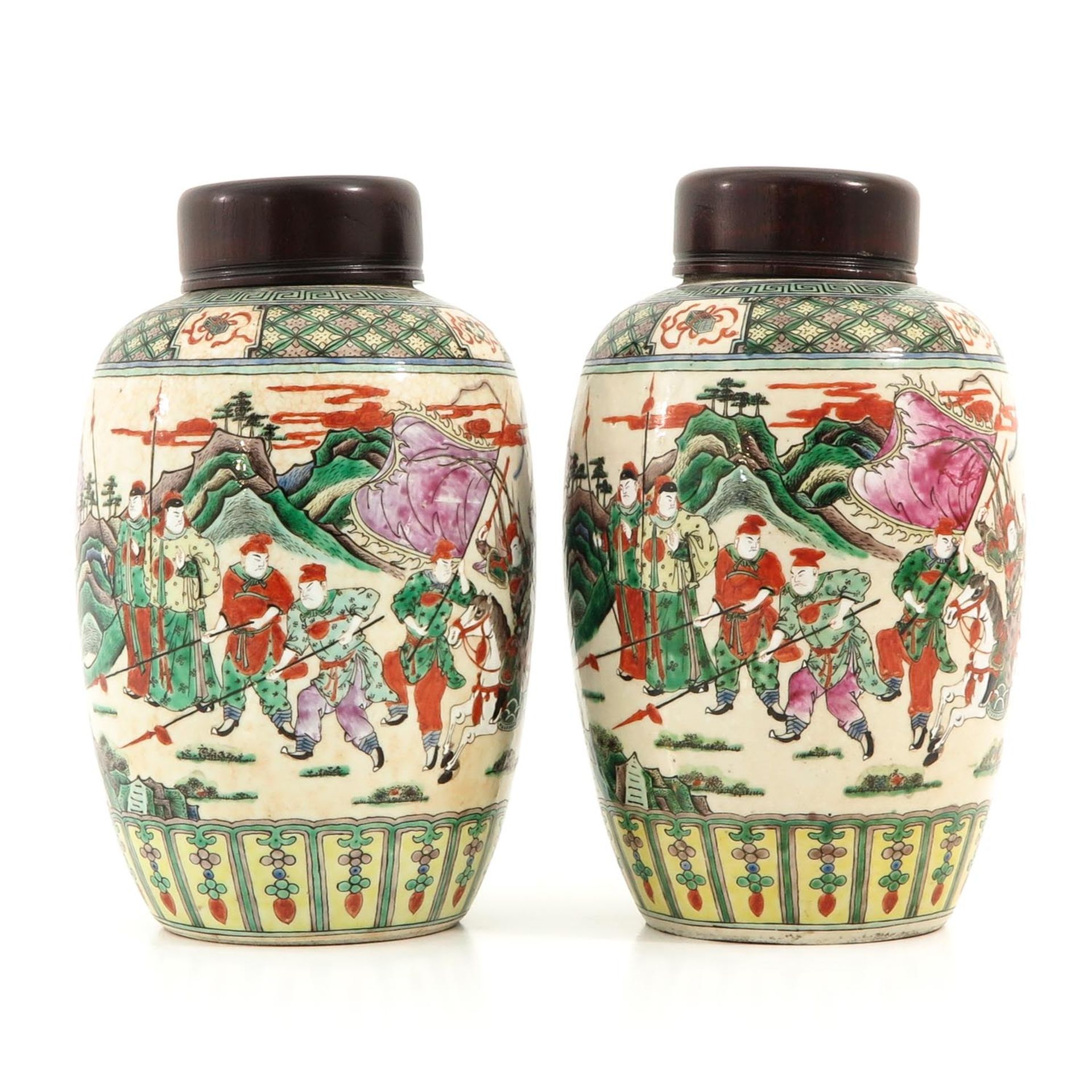 A Pair of Nanking Ginger Jars - Bild 3 aus 10
