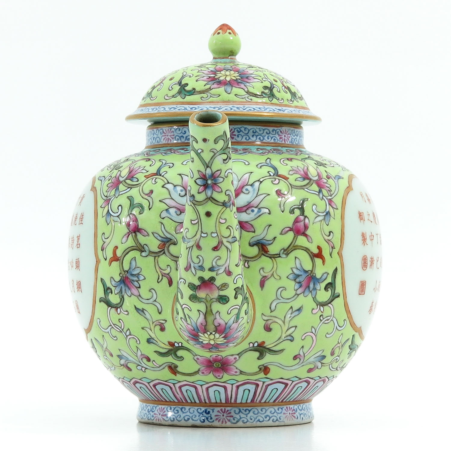 A Famille Rose Teapot - Image 4 of 10