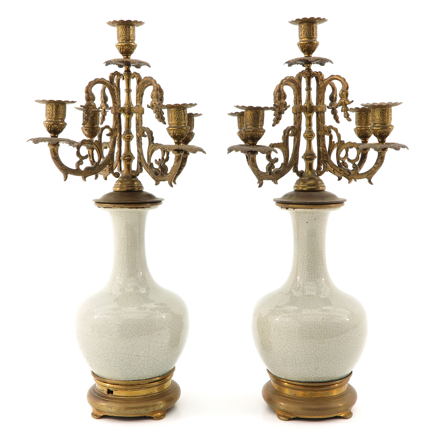 A Pair of Candleabras - Image 3 of 10