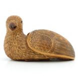 A Quail Sculpture