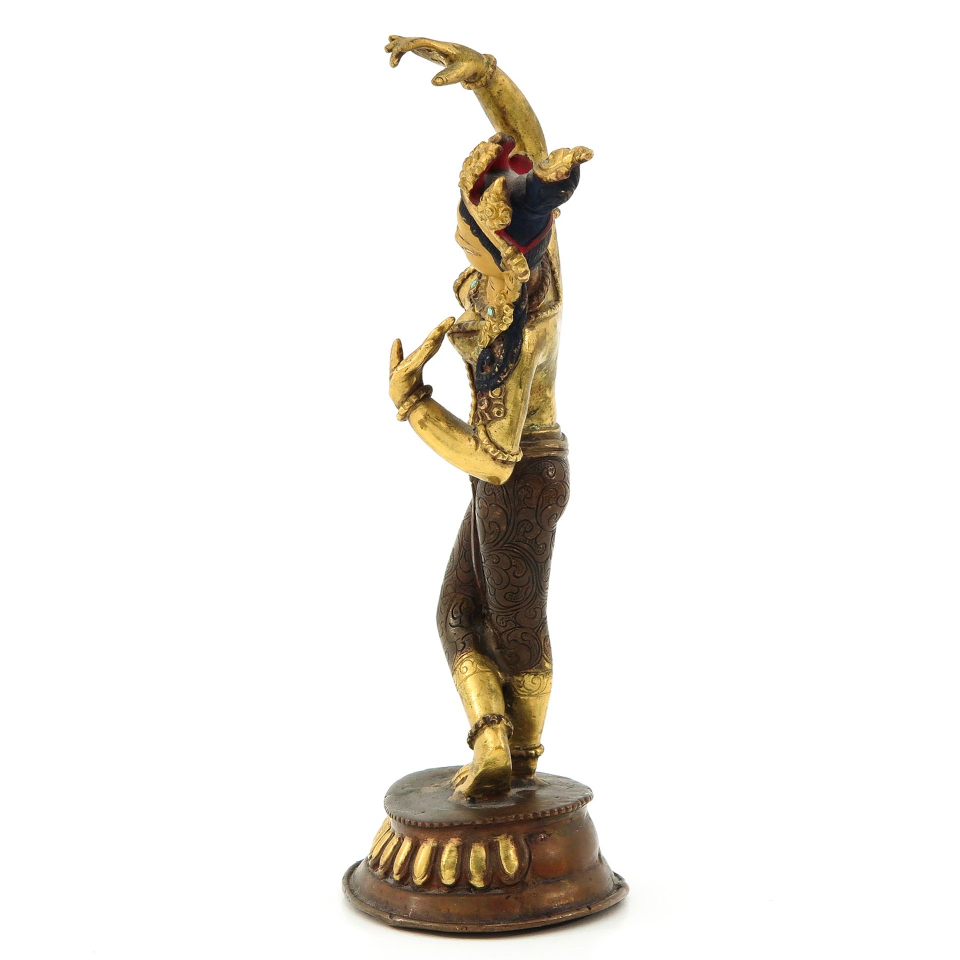 A Bronze Quanyin Sculputre - Bild 2 aus 10