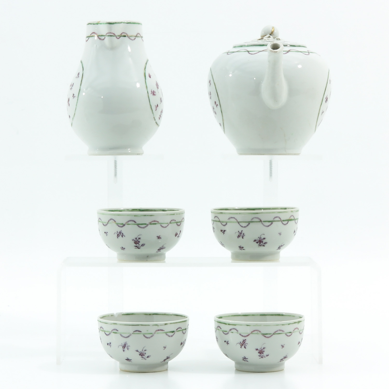 A 10 Piece Tea Service - Image 4 of 10