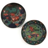 A Pair of Cloisonne Chargers