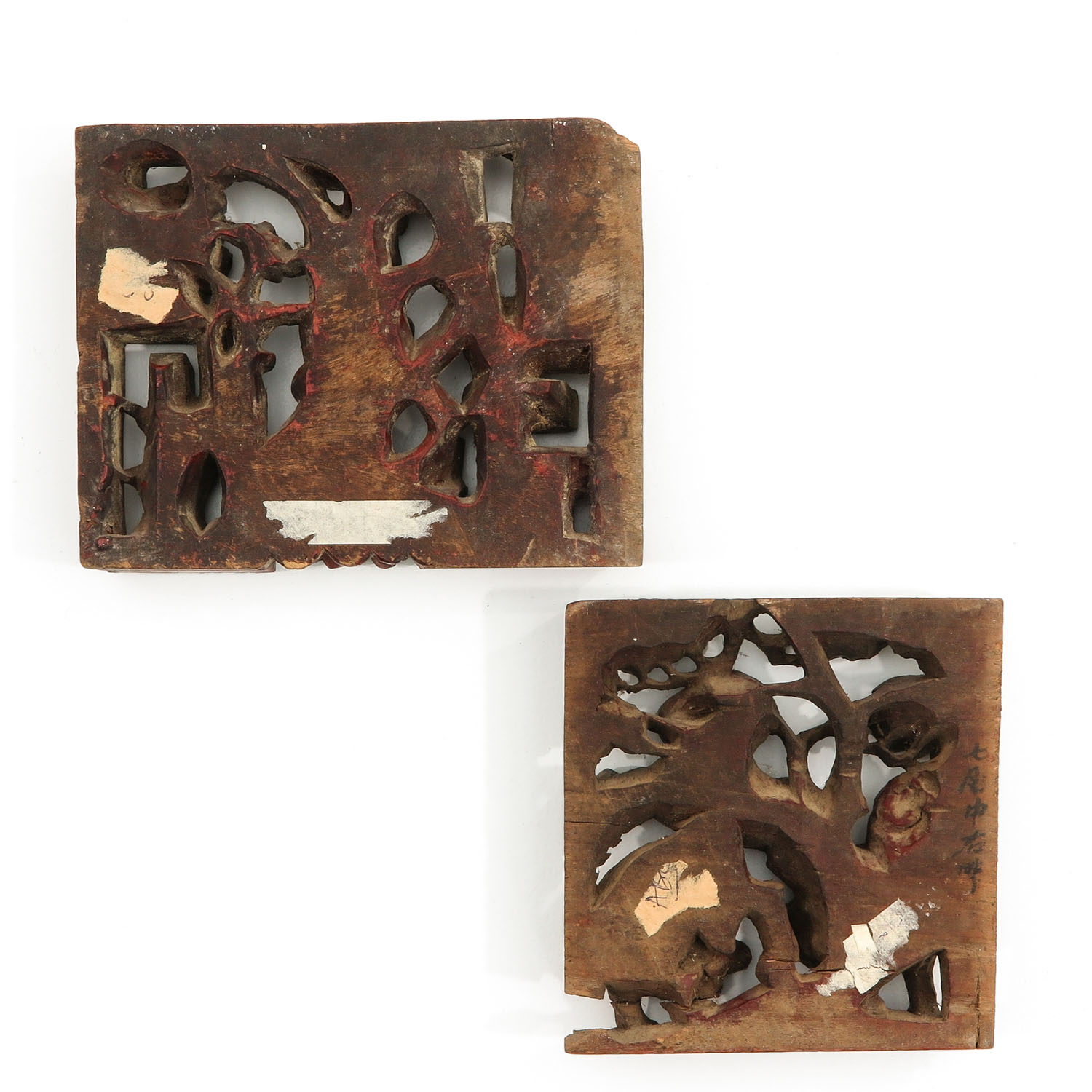 A Collection of Carved Wood Plaques - Image 8 of 10