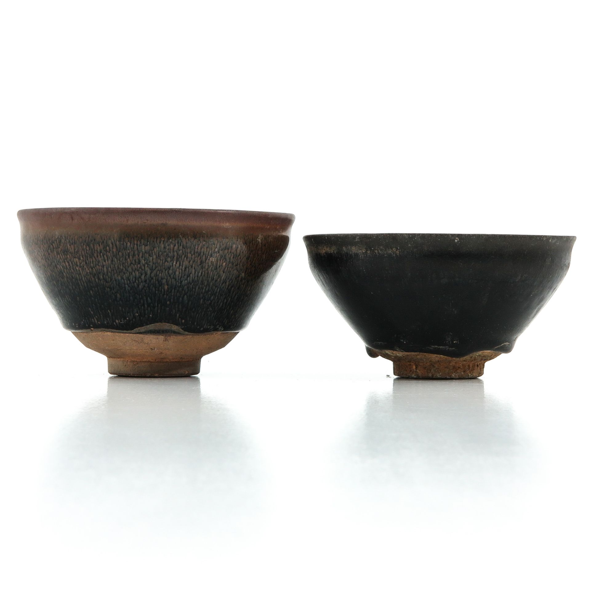 A Pair of HareÕs Fur Tea Bowl - Bild 3 aus 10