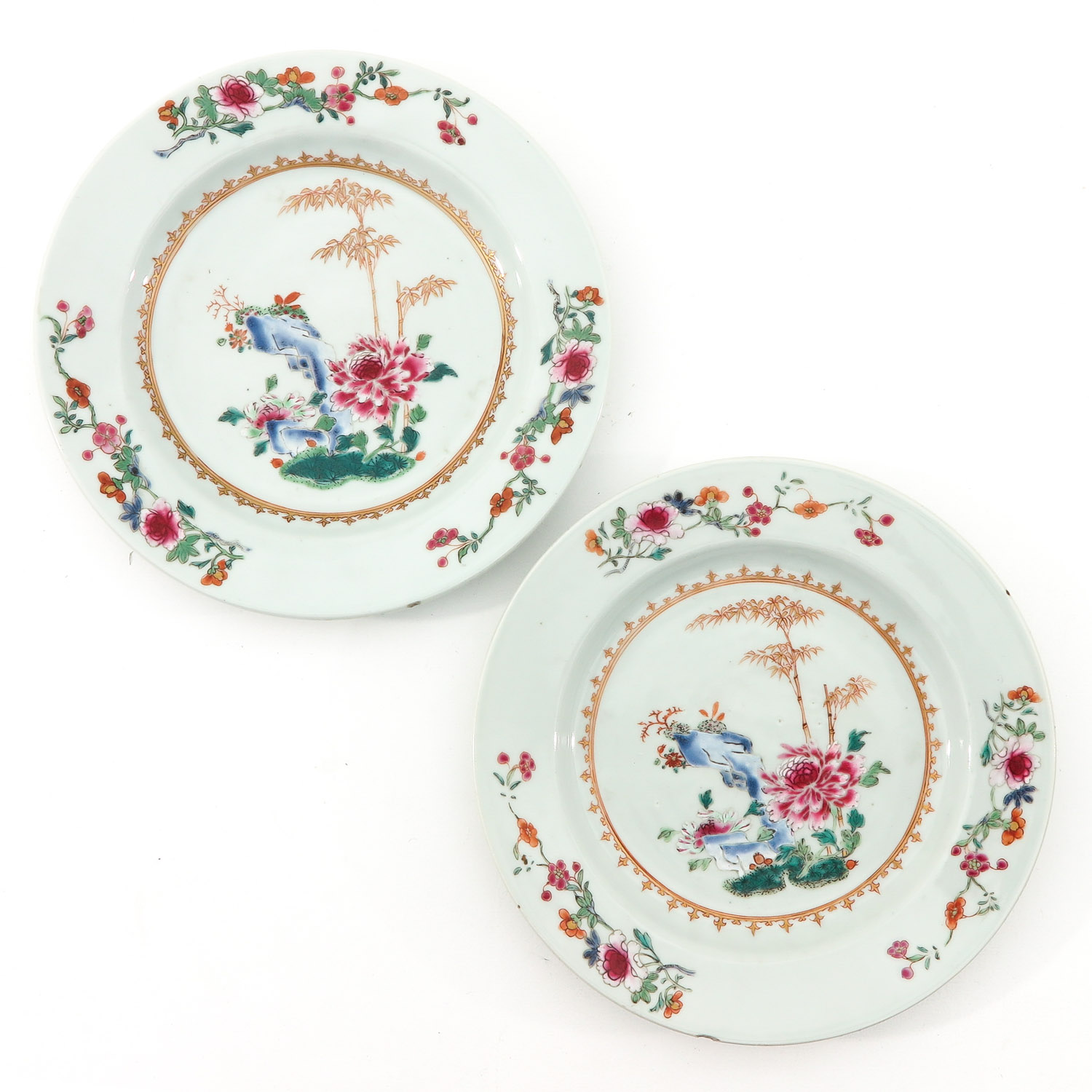 A Series of 8 Famille Rose Plates - Image 7 of 10