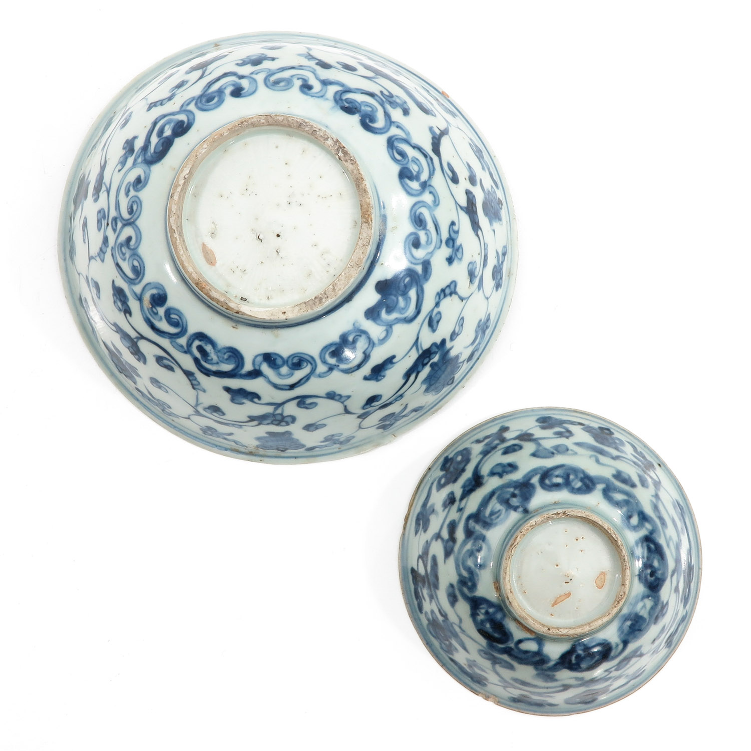 A Lot of 2 Blue and White Bowls - Image 6 of 10