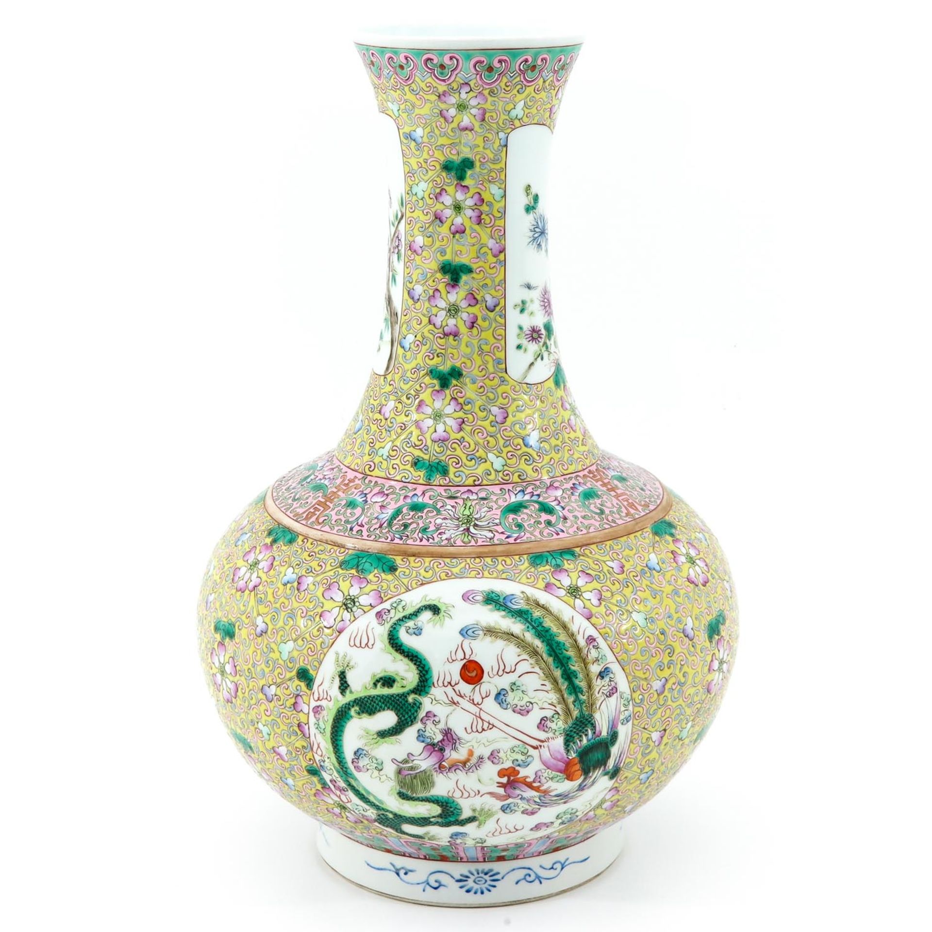 A Famille Rose Vase