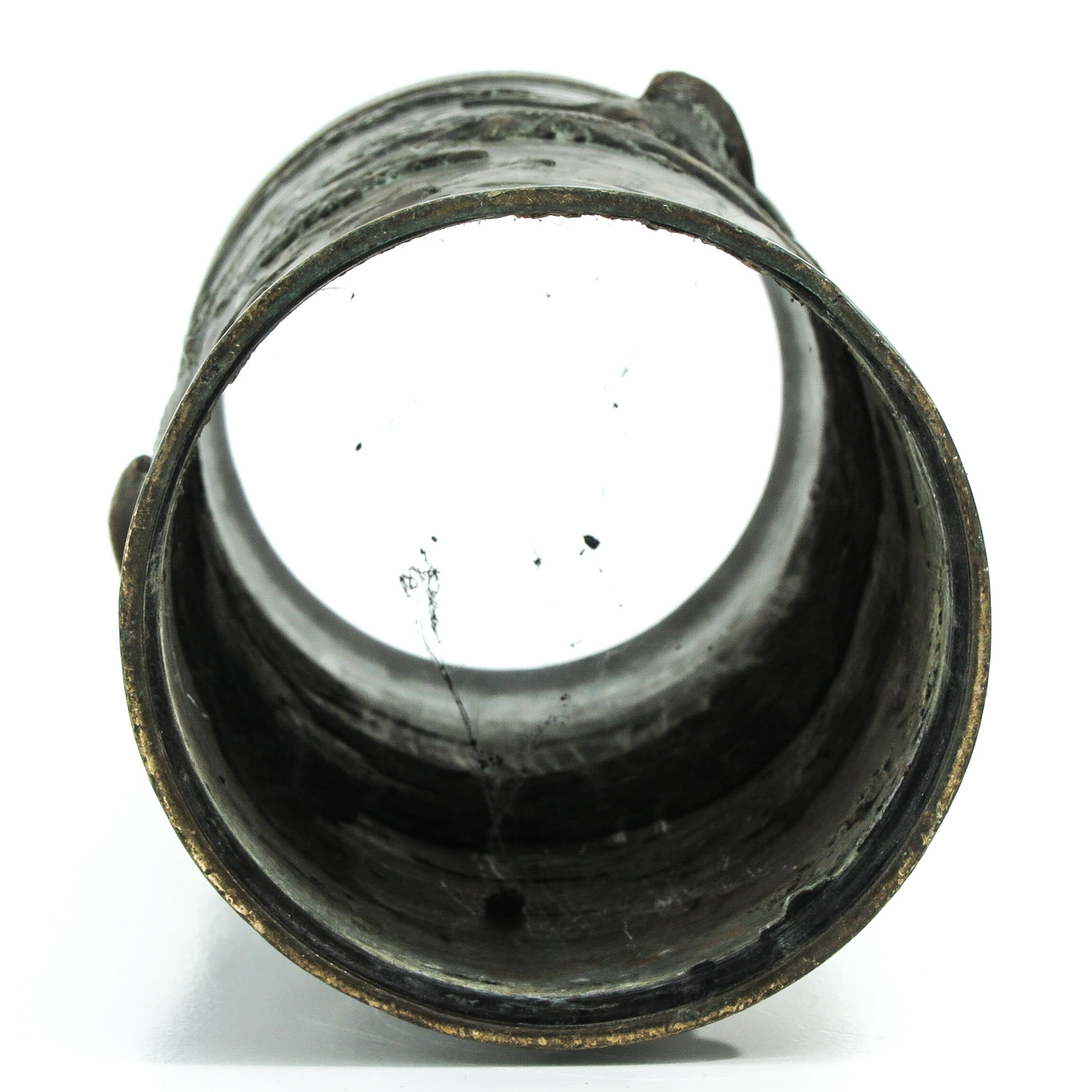 A Bronze Cylinder Vase - Image 6 of 9