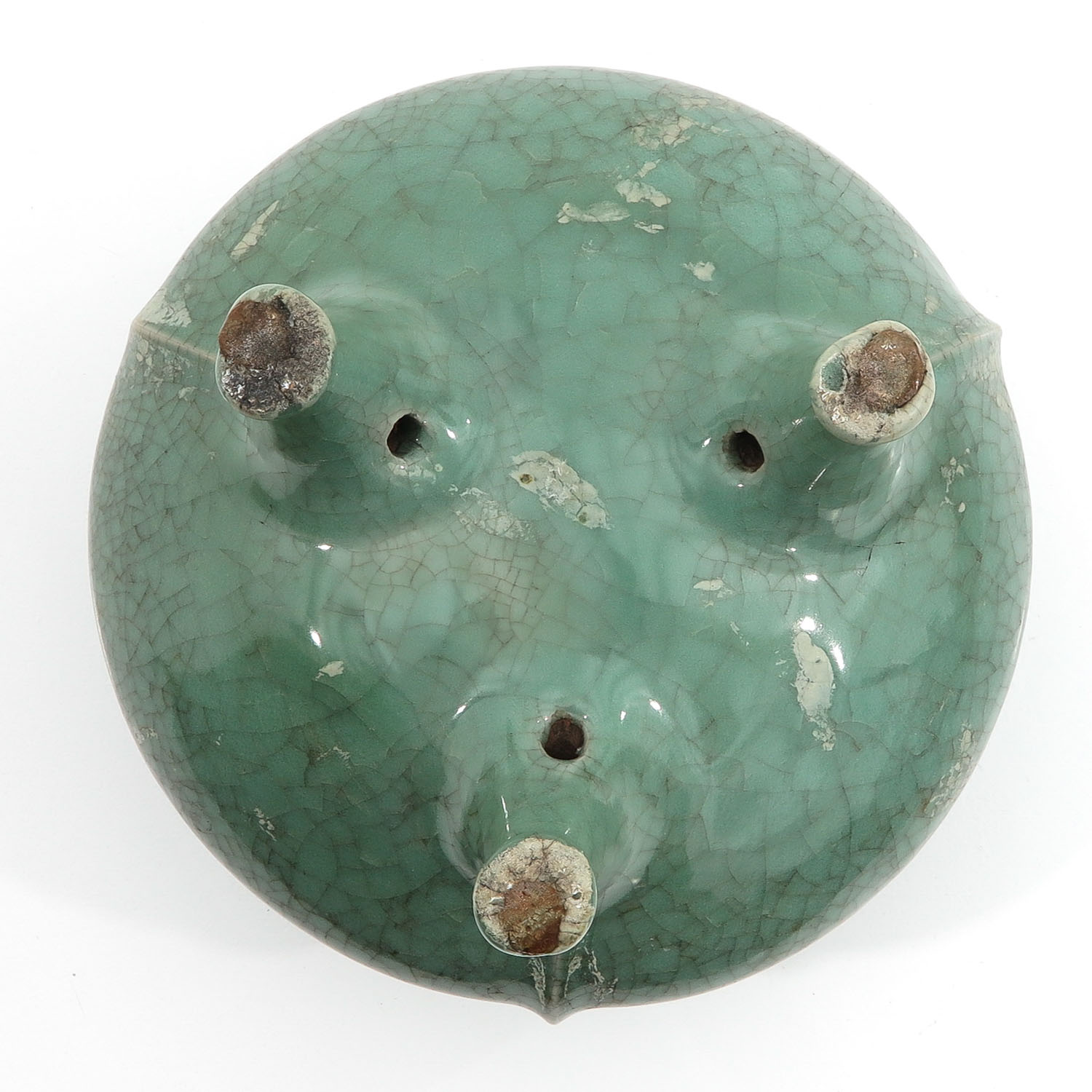 A Celadon Tripod Censer - Image 6 of 9