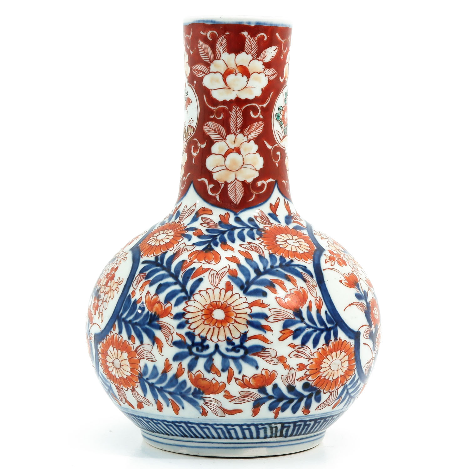 An Imari Bottle Vase - Image 4 of 9