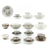 A large Collection of Cups and Saucers