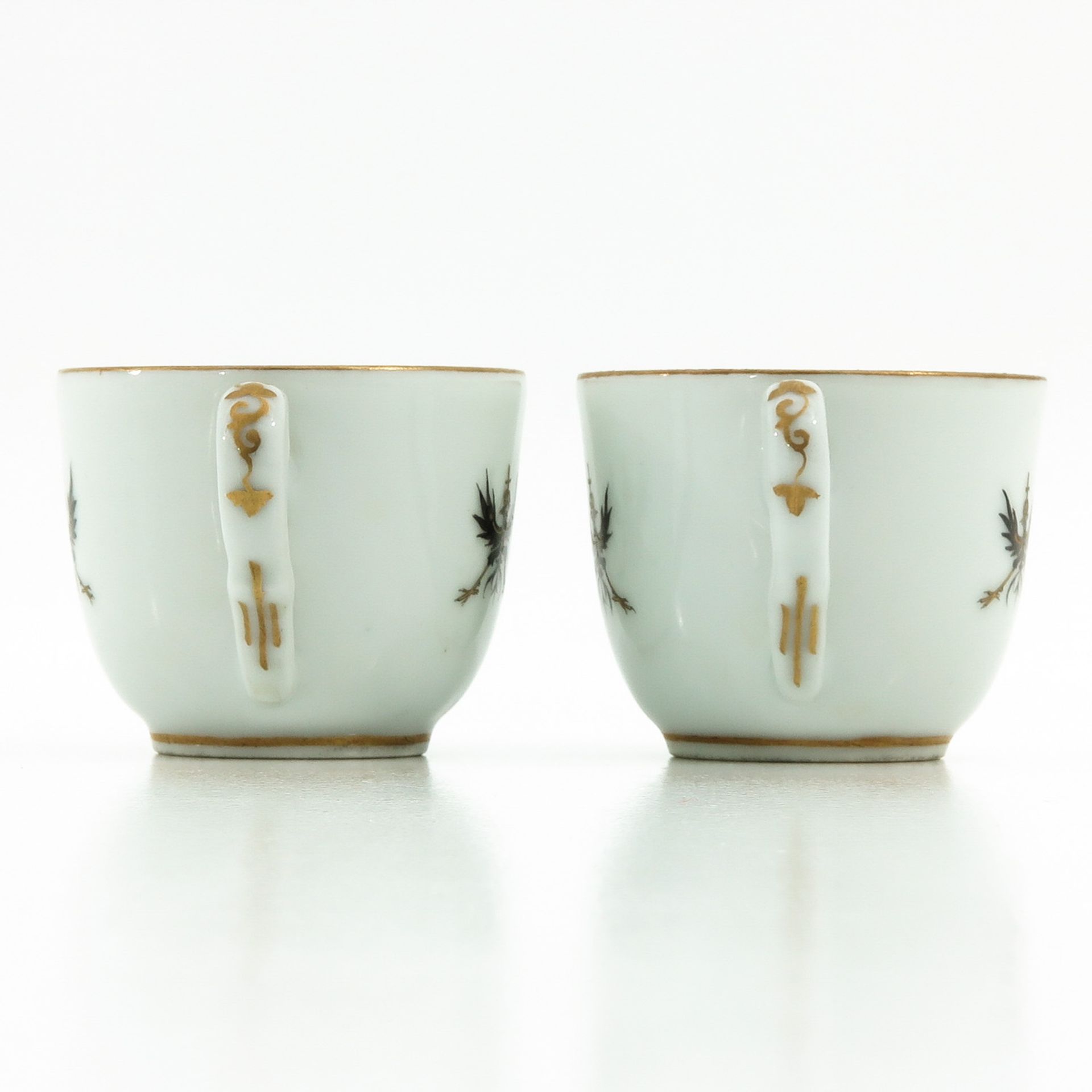 A Pair of Polychrome Decor Cups - Bild 2 aus 9