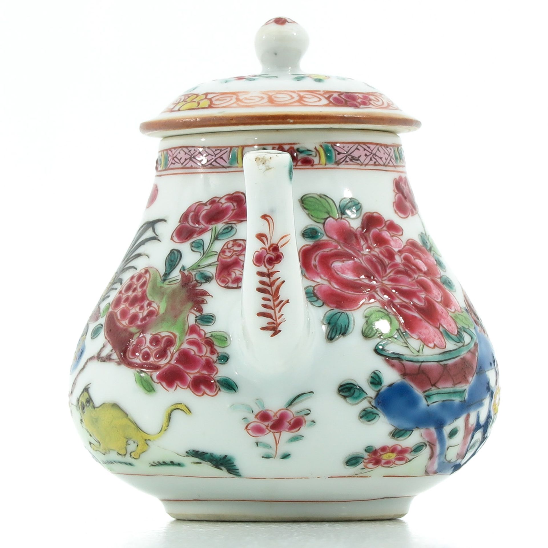 A Famille Rose Teapot - Image 4 of 9
