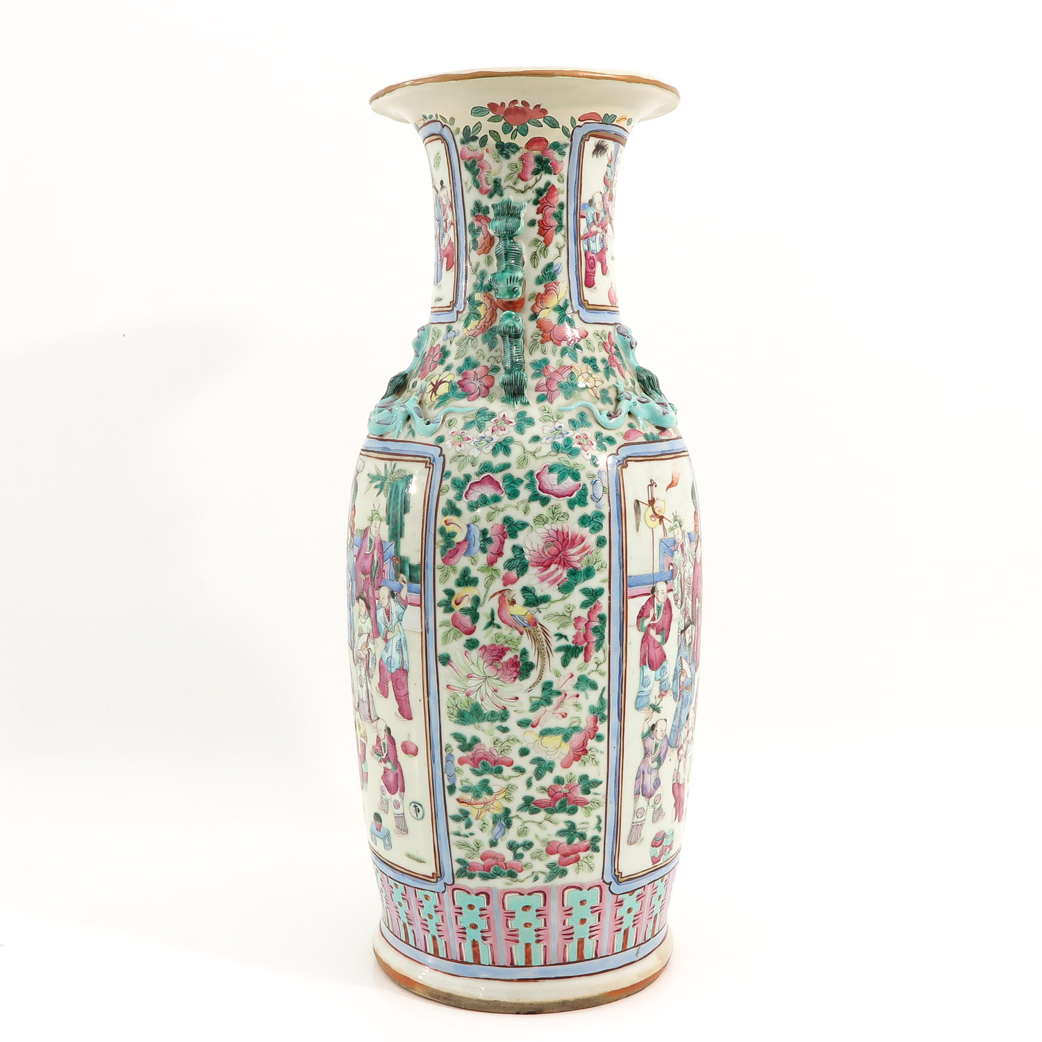 A Famille Rose Cantonese Vase - Image 2 of 10