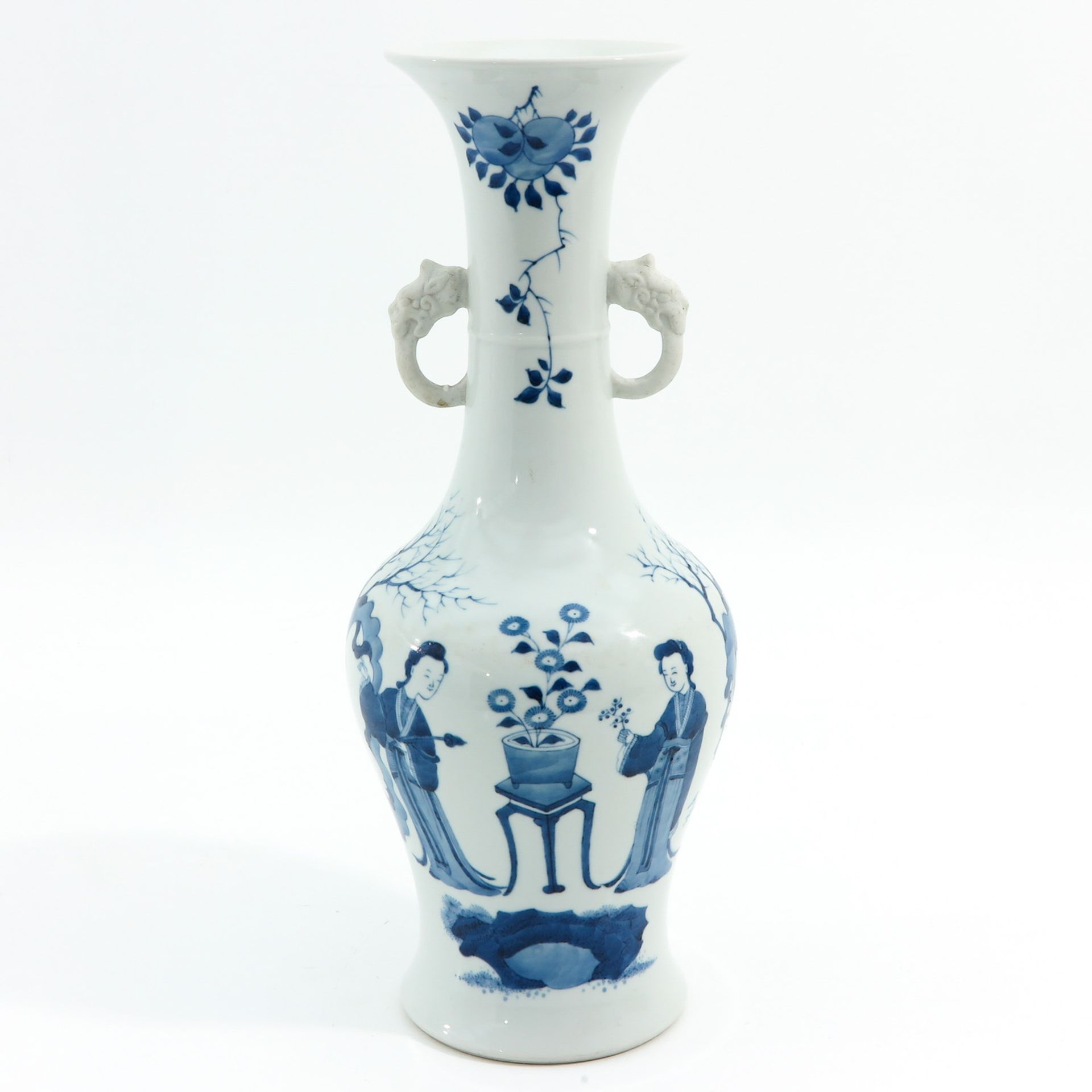 A Blue and White Vase