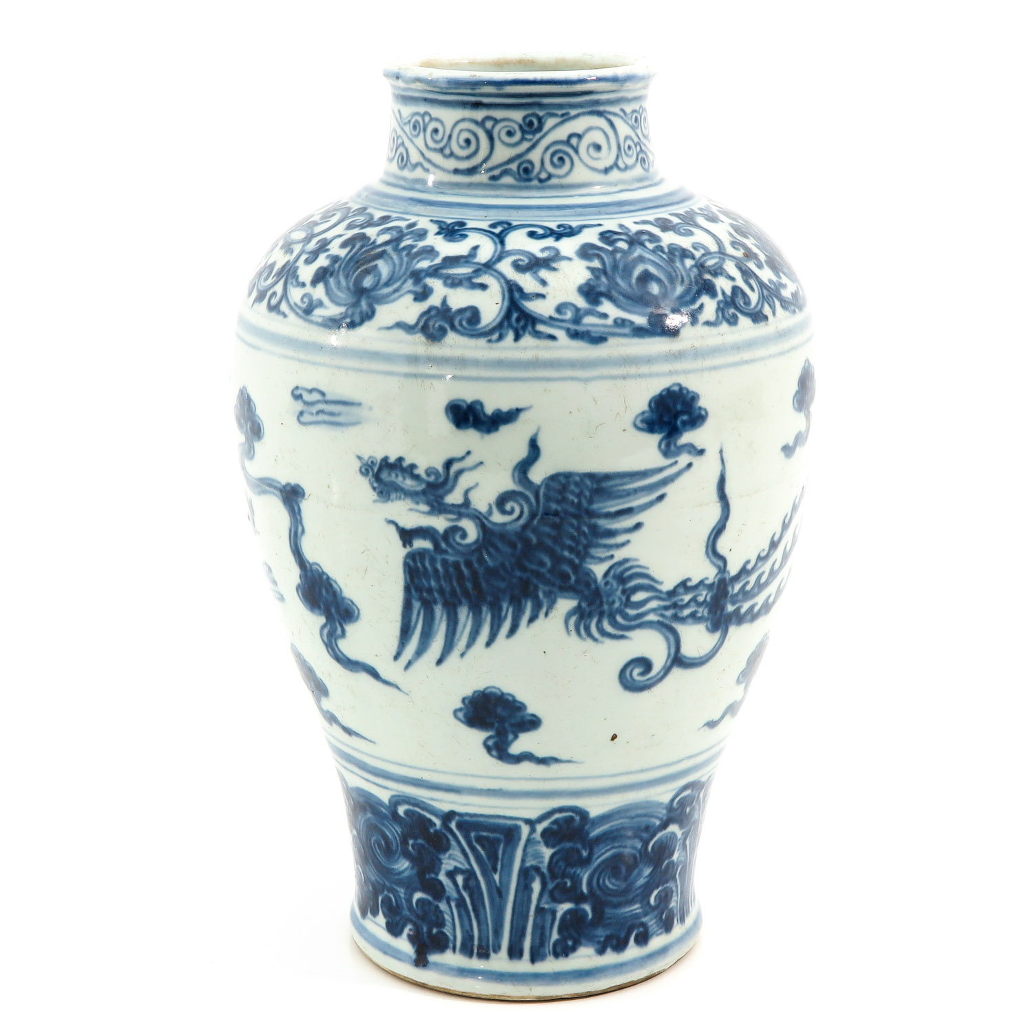 A Blue and White Vase